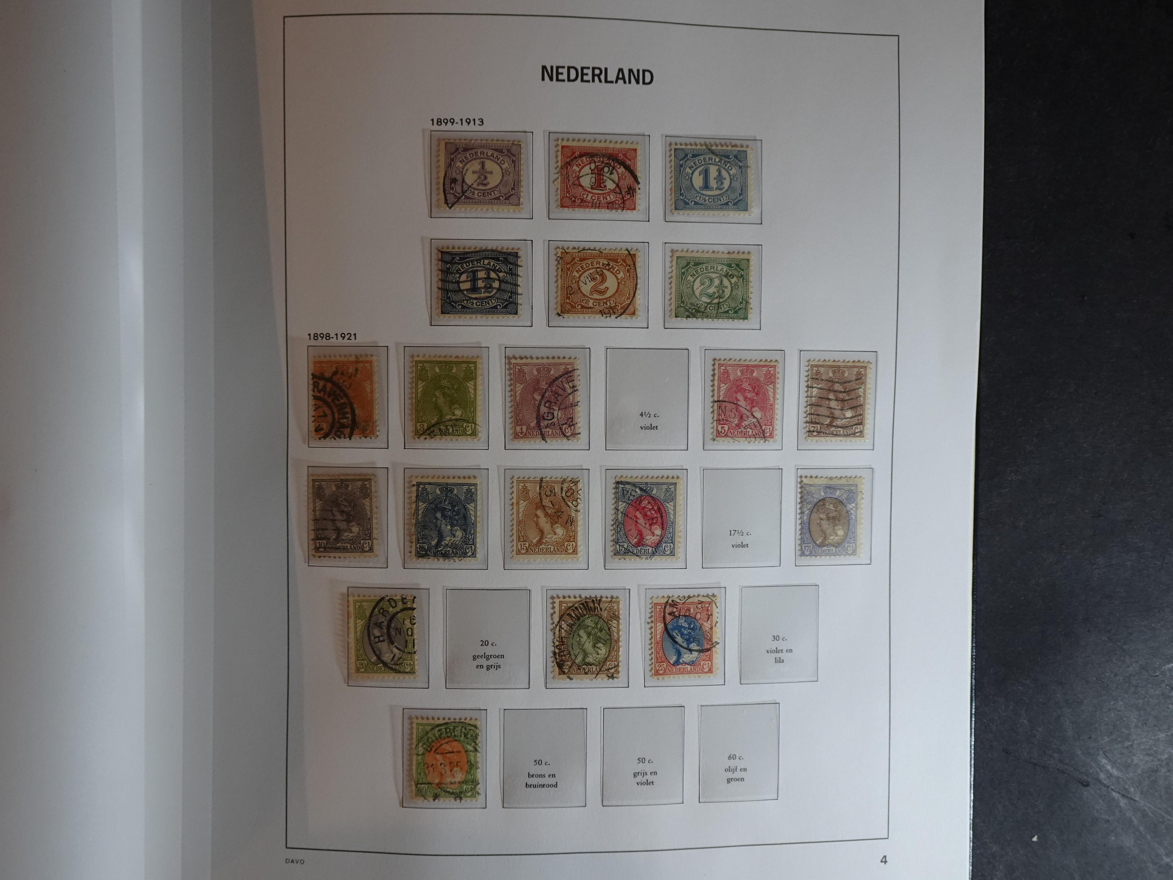 Collectie in Davo album. 2