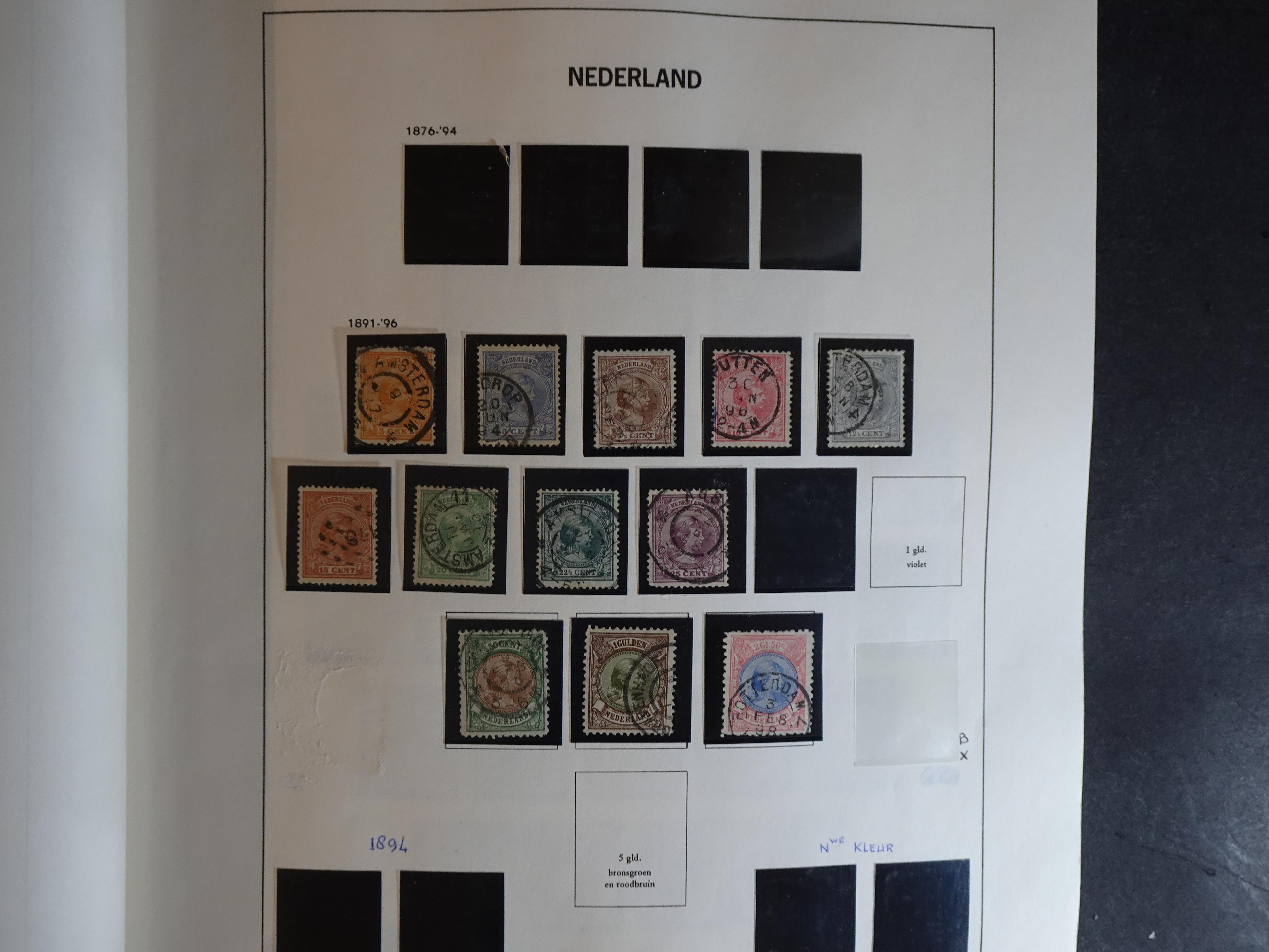 Verzameling vanaf 1852 in Davo album. 2