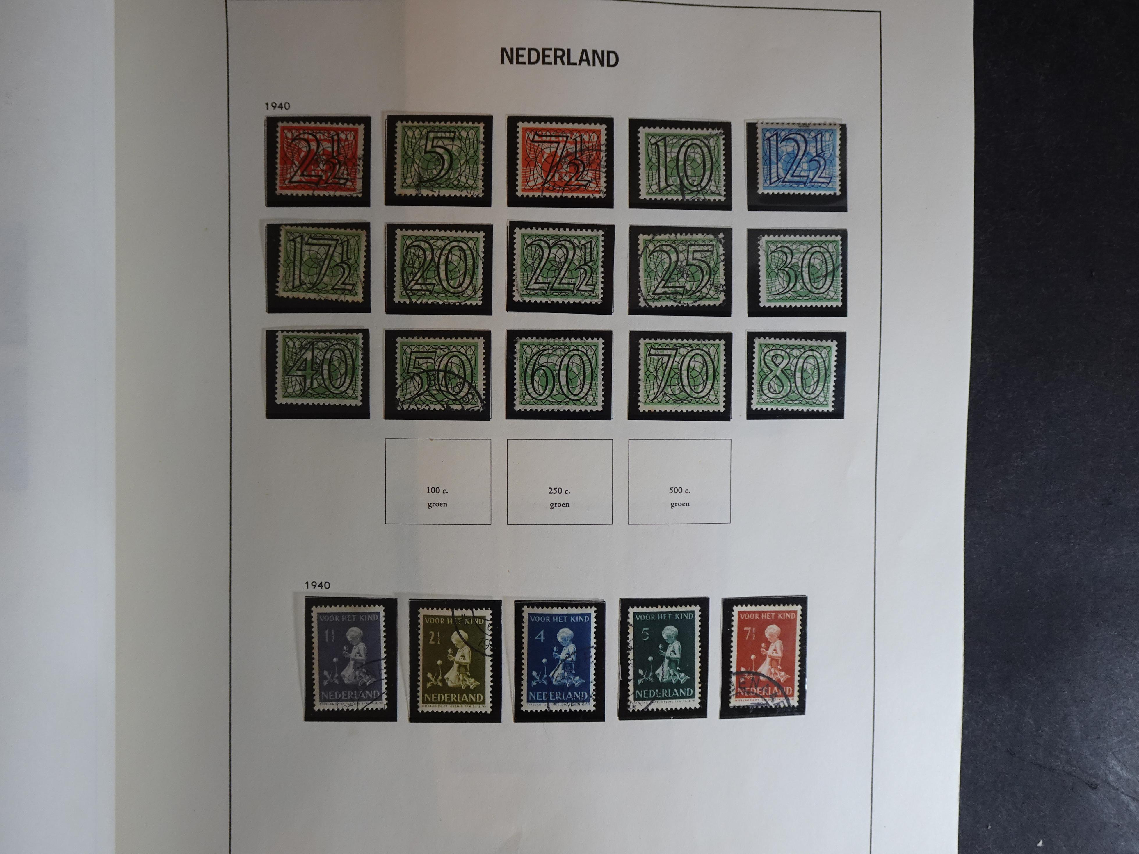 Verzameling vanaf 1852 in Davo album. 24