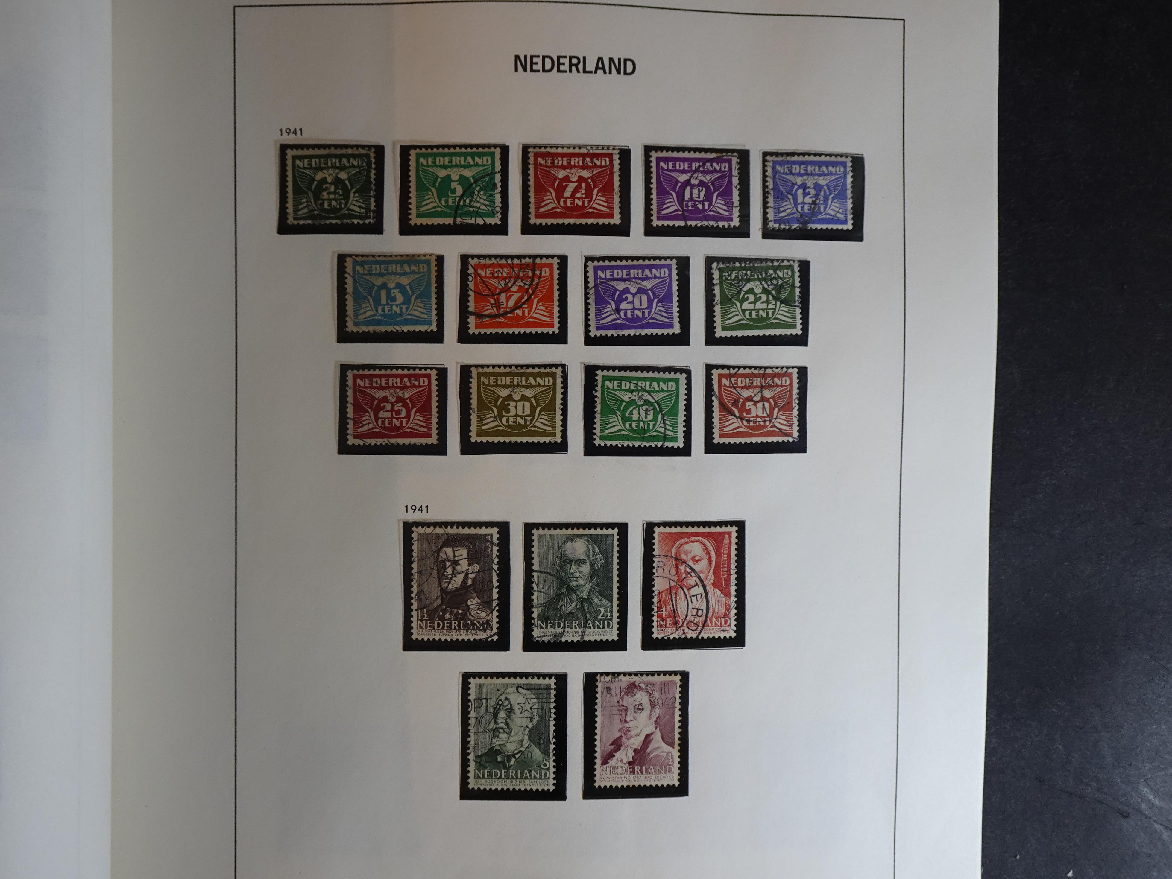 Verzameling vanaf 1852 in Davo album. 25