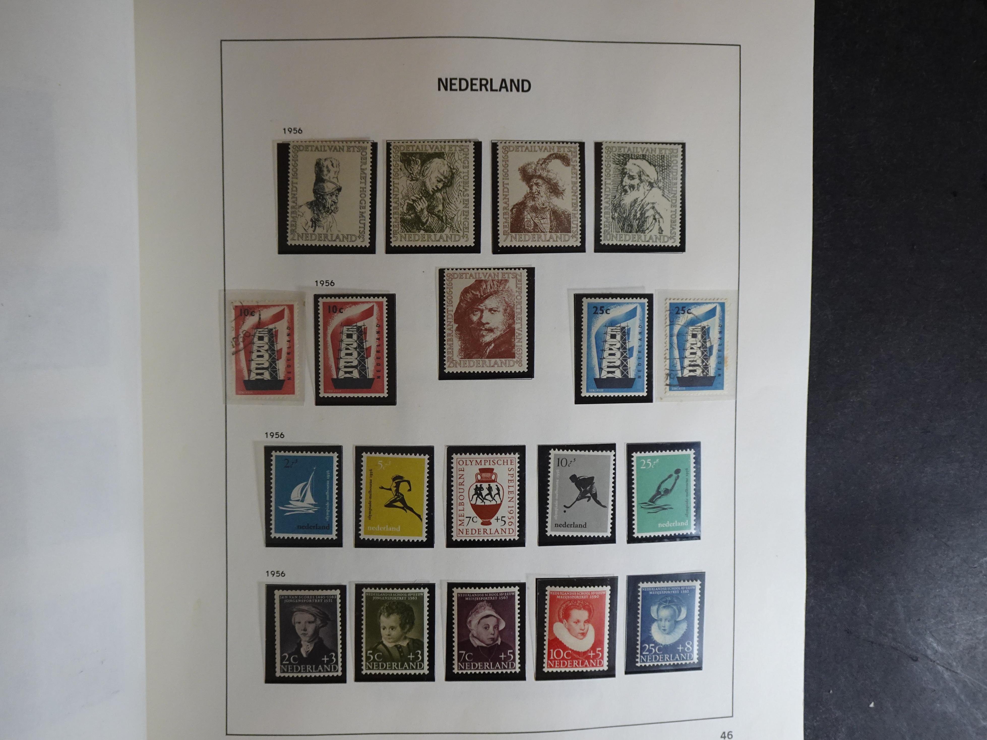 Verzameling vanaf 1852 in Davo album. 44