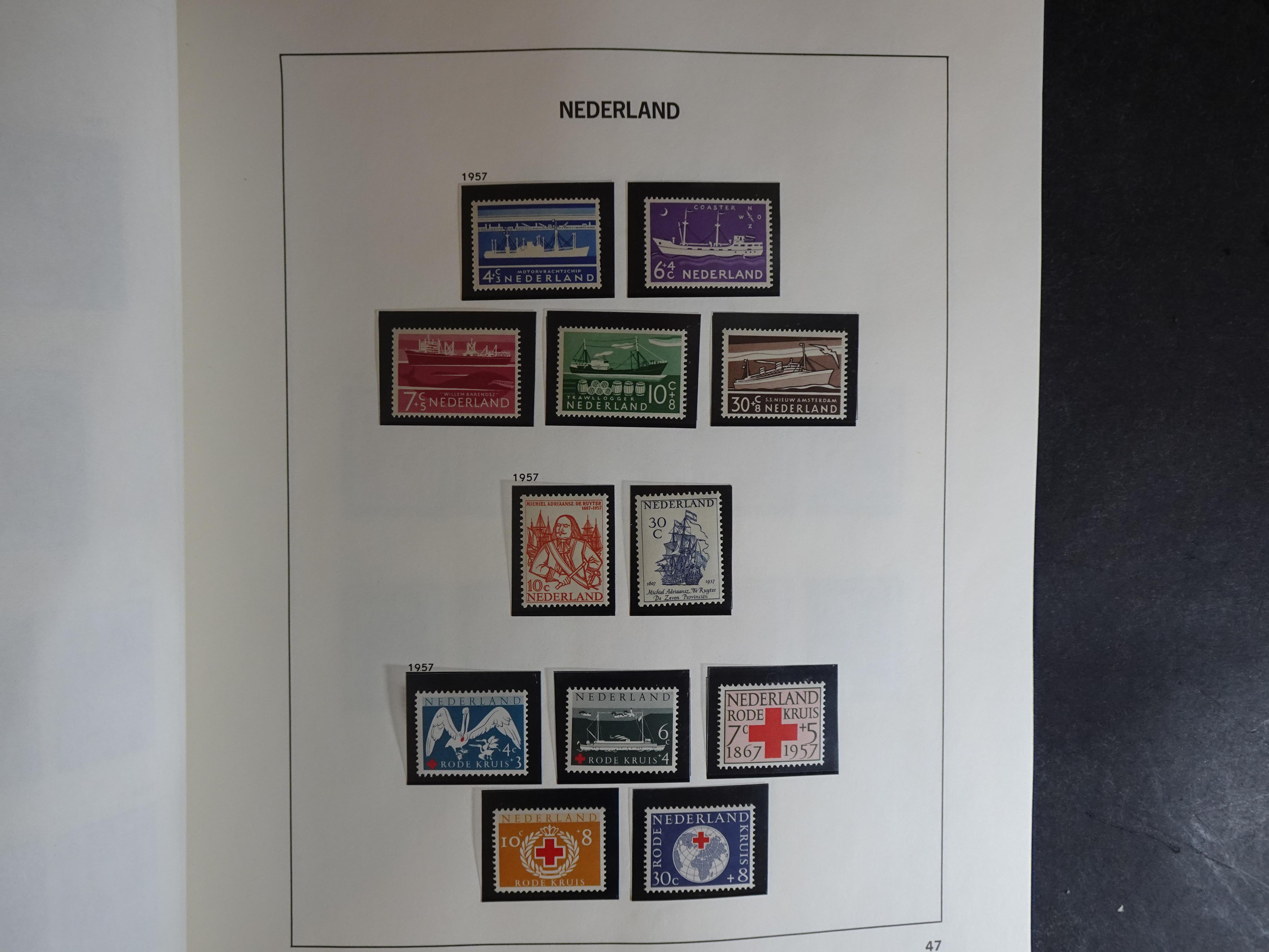 Verzameling vanaf 1852 in Davo album. 45