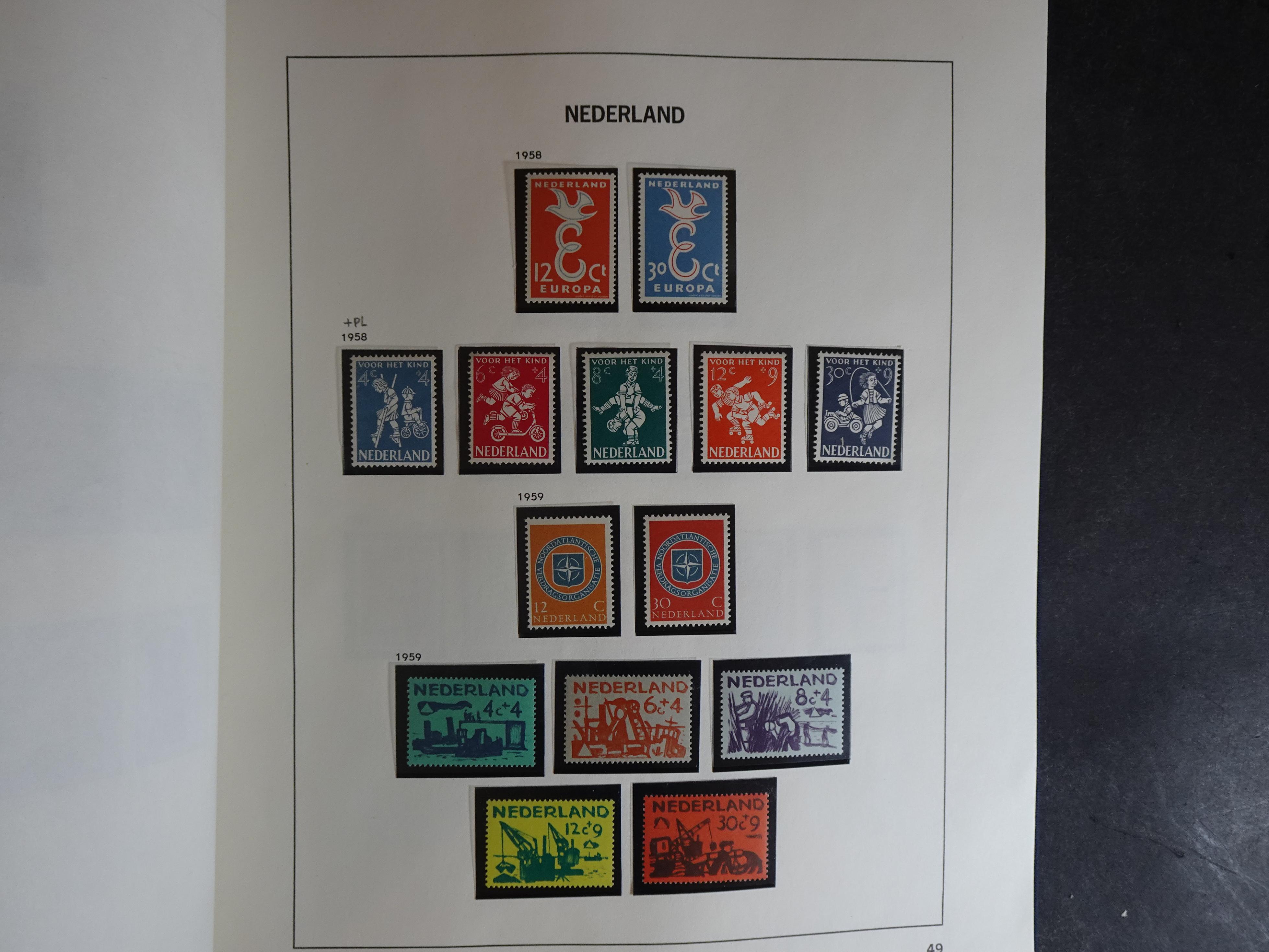 Verzameling vanaf 1852 in Davo album. 47