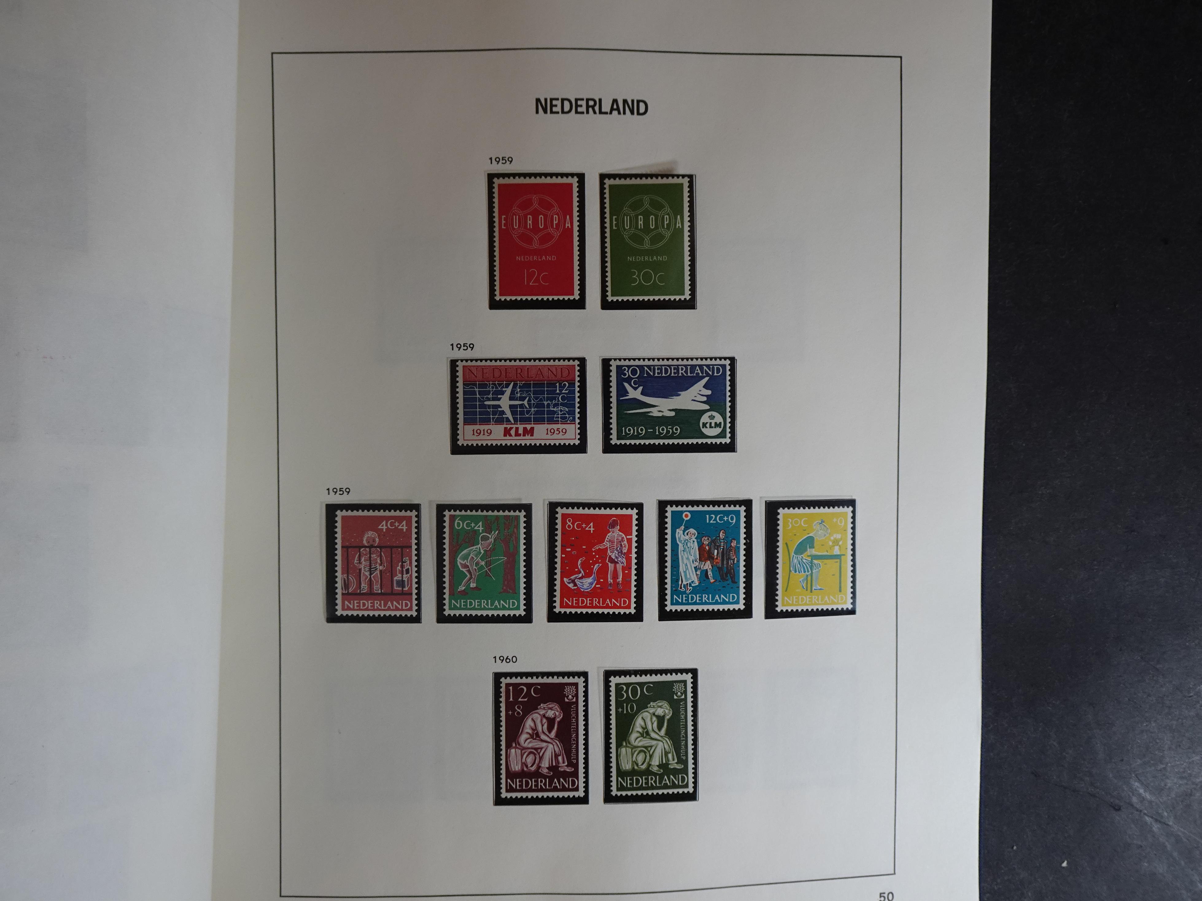 Verzameling vanaf 1852 in Davo album. 48