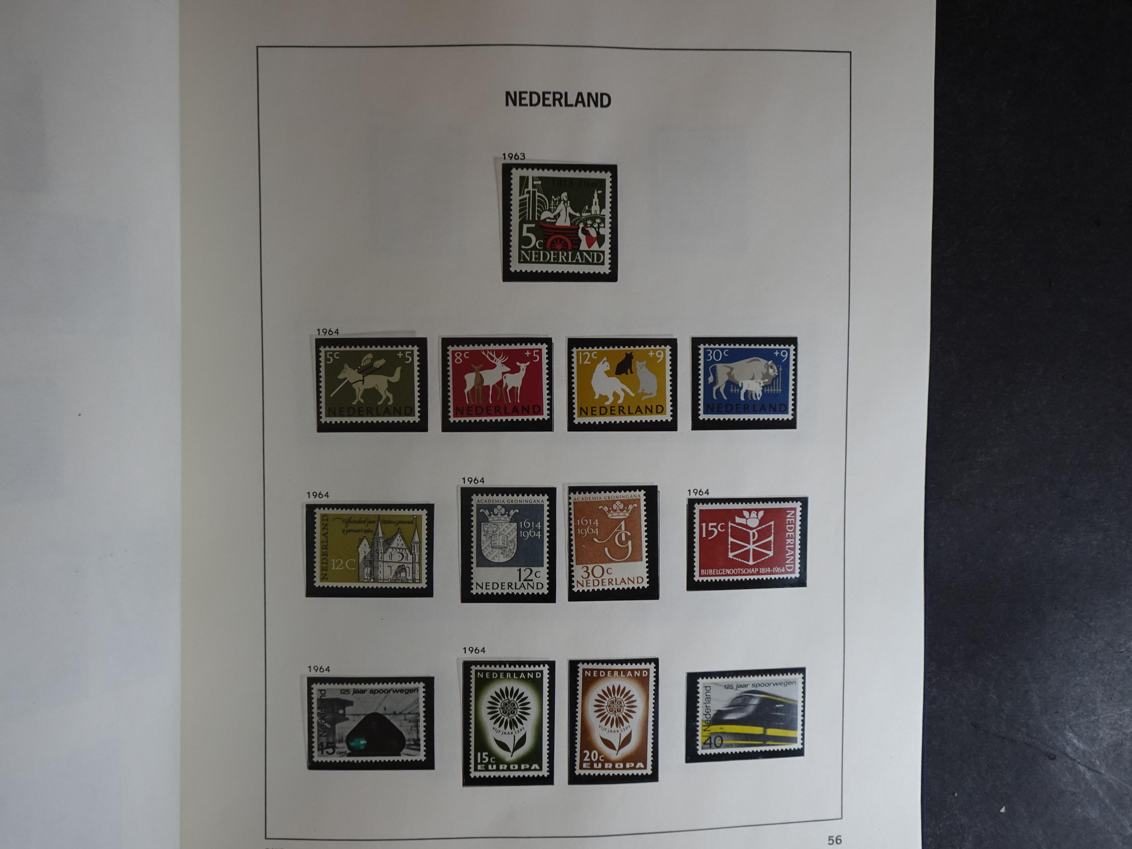 Verzameling vanaf 1852 in Davo album. 54