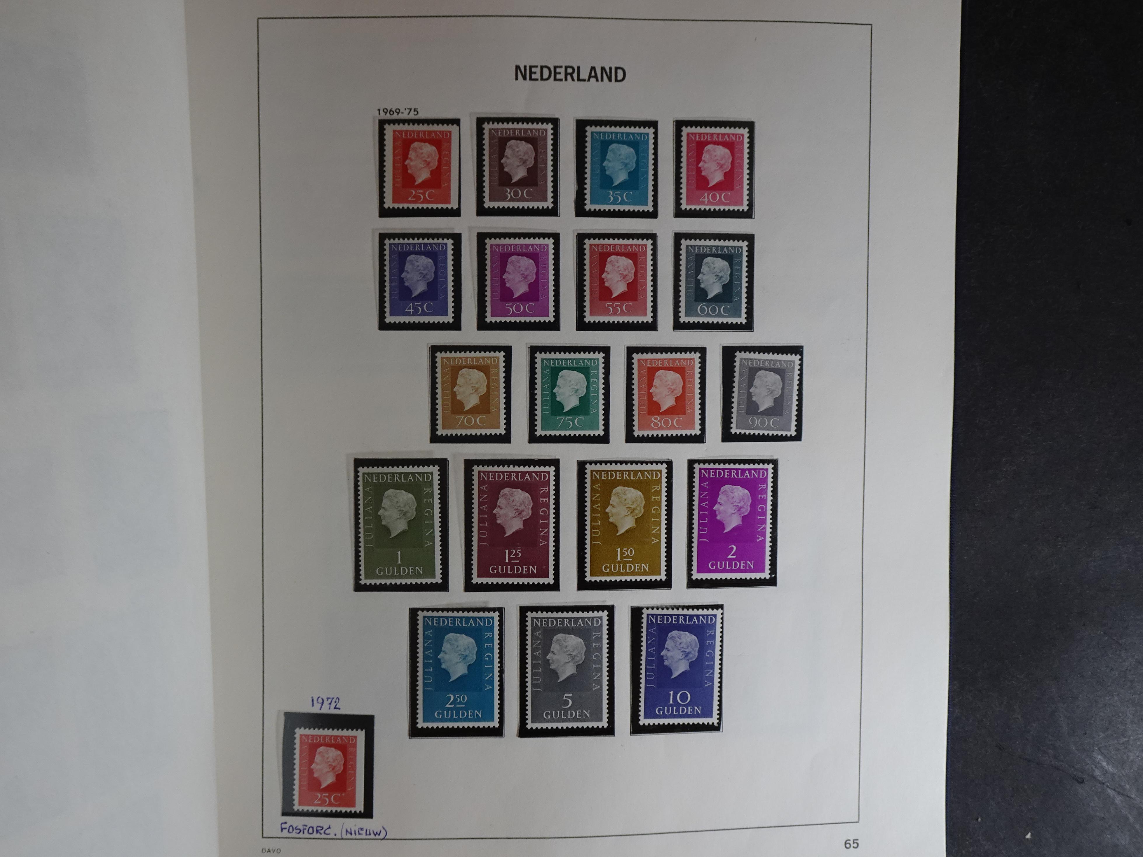 Verzameling vanaf 1852 in Davo album. 63