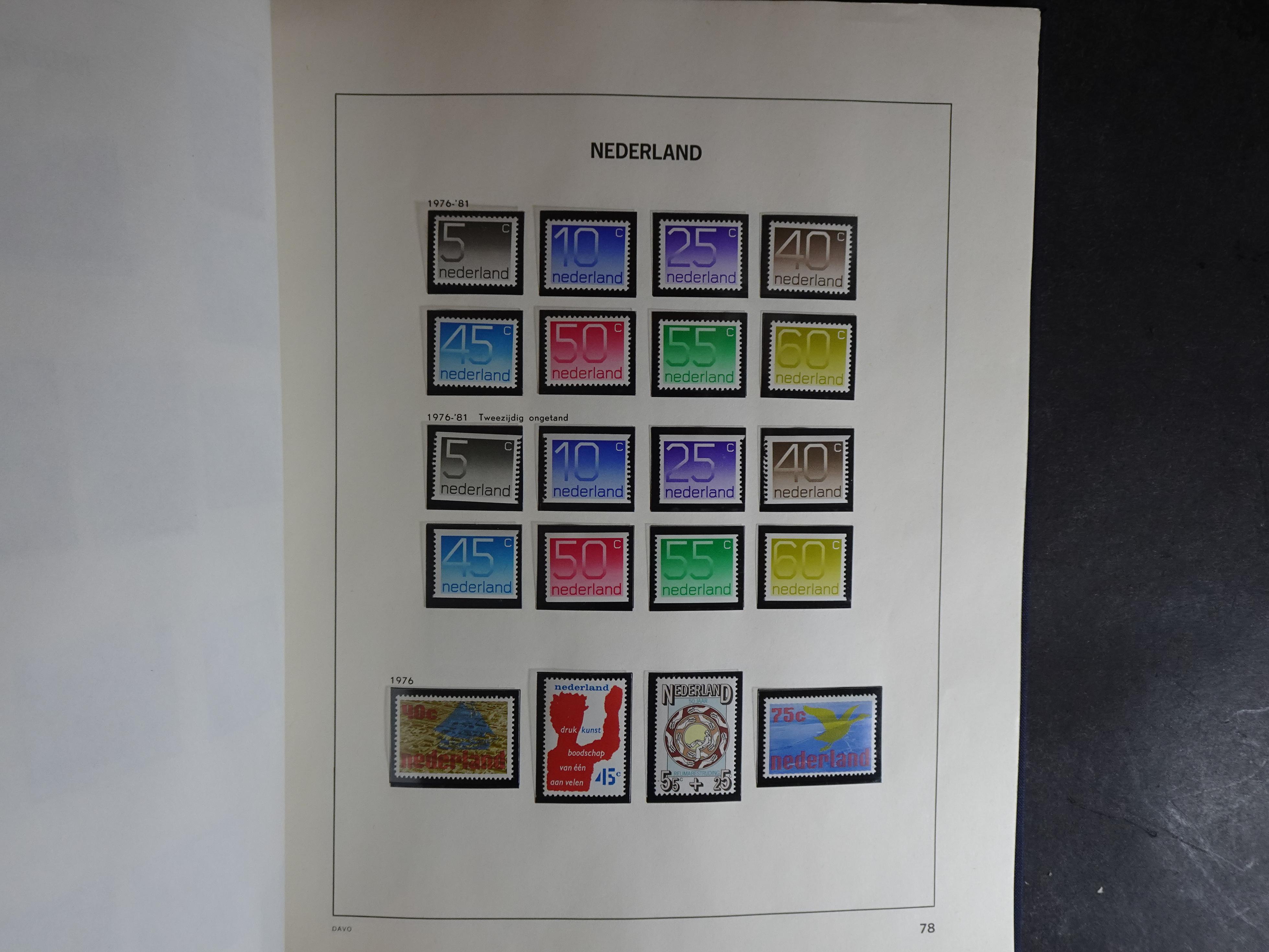 Verzameling vanaf 1852 in Davo album. 77