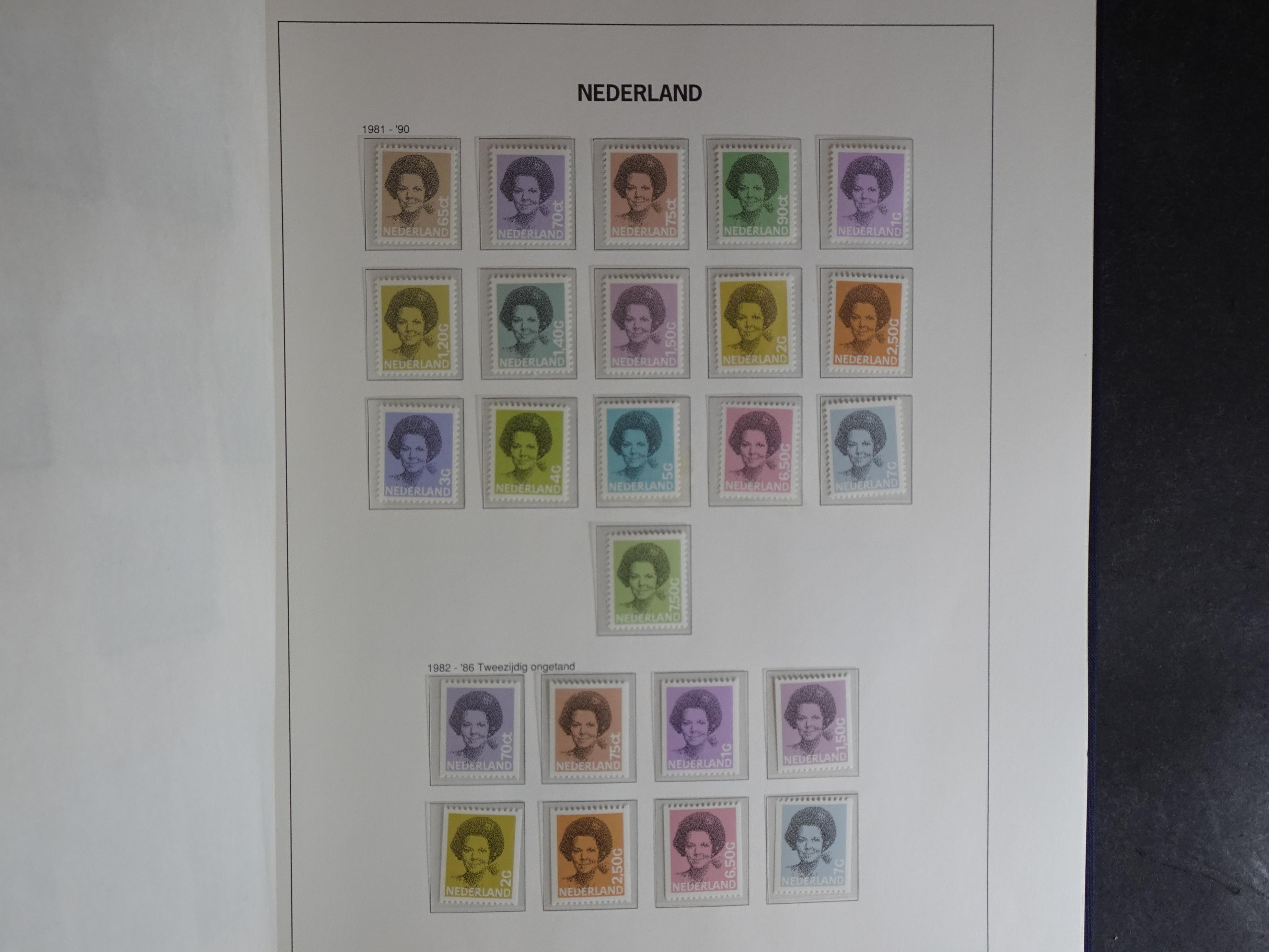 Verzameling vanaf 1852 in Davo album. 90