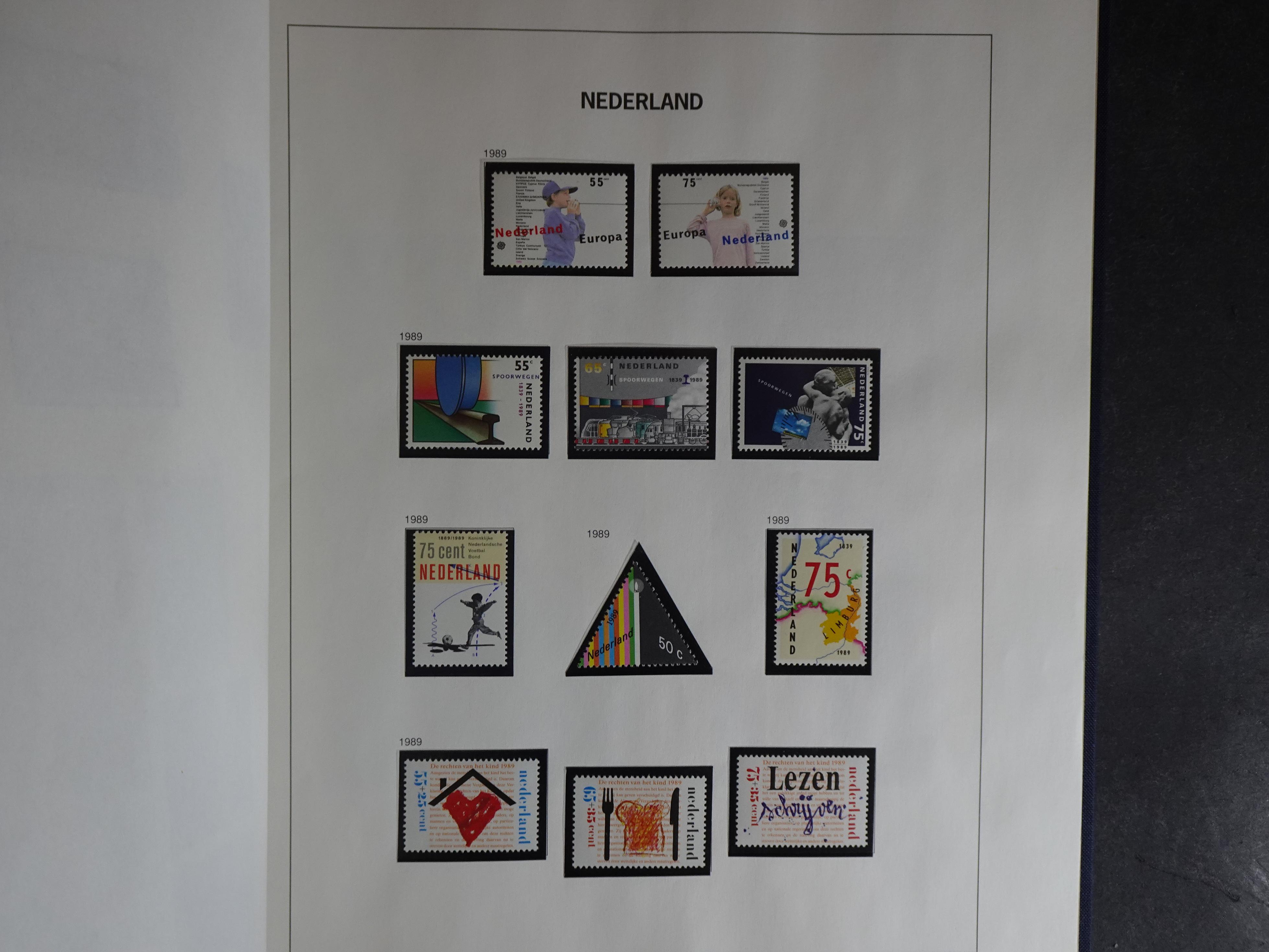 Verzameling vanaf 1852 in Davo album. 108