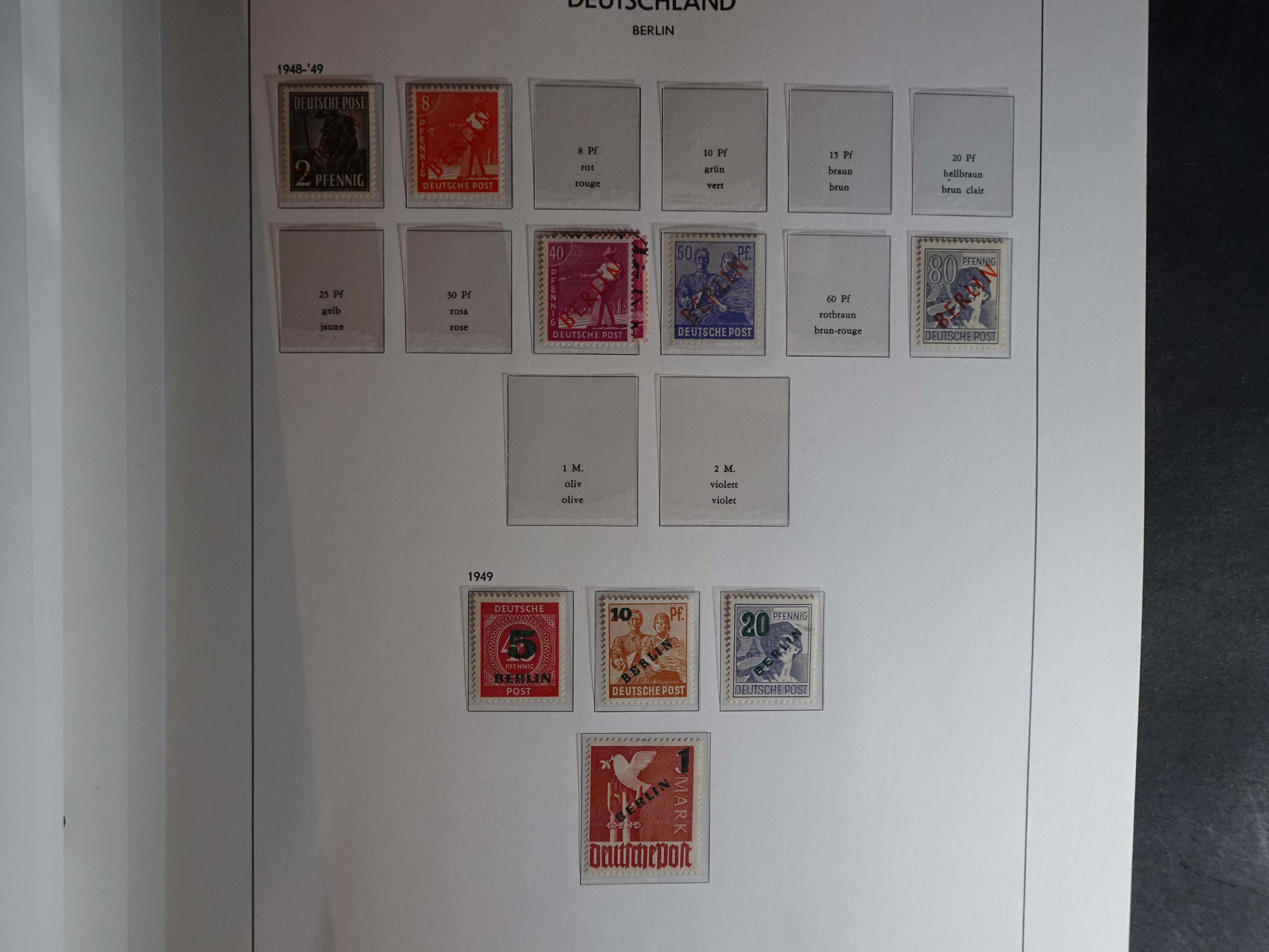 Verzameling met goed begin periode in Davo album. 2