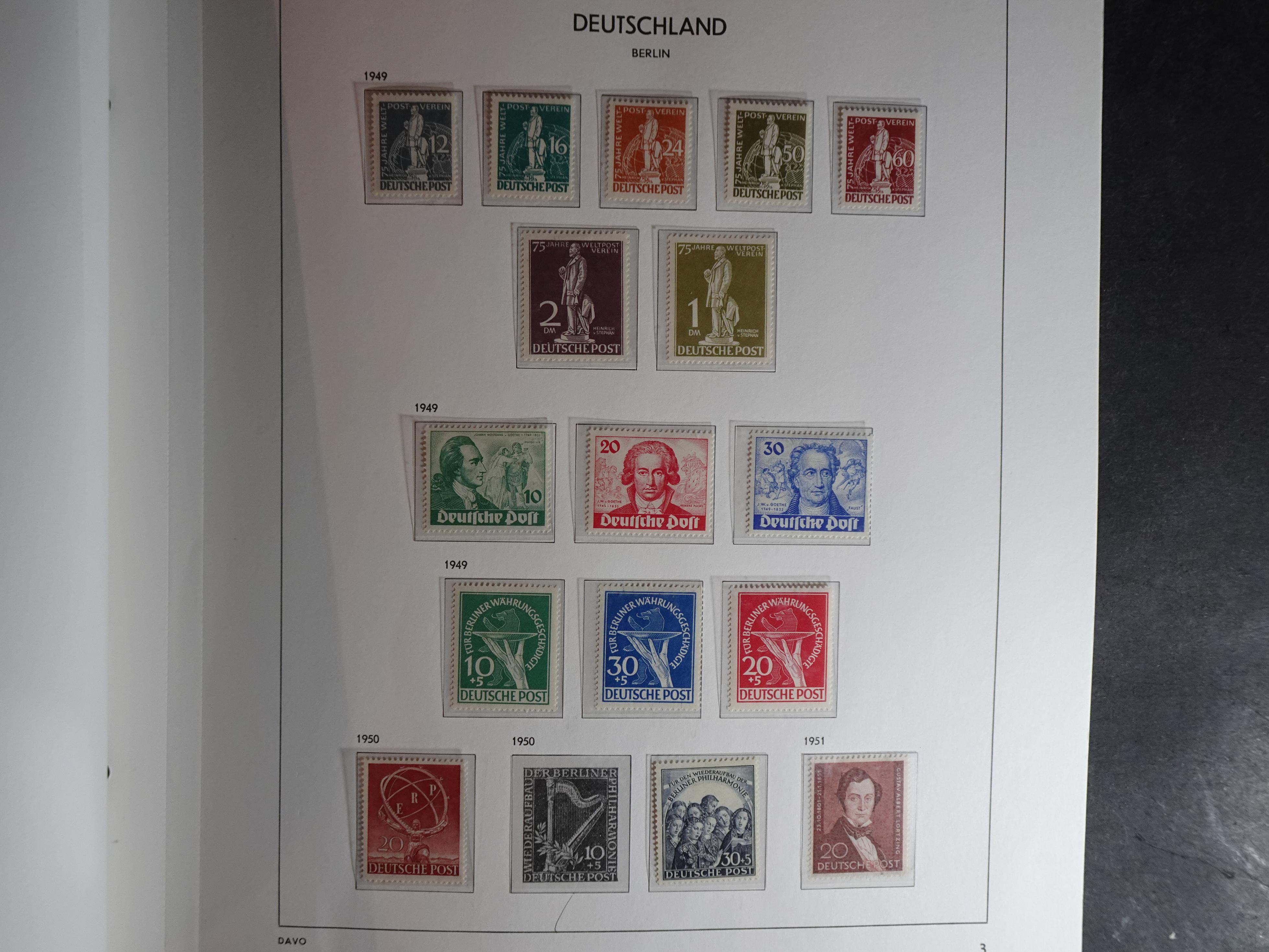 Verzameling met goed begin periode in Davo album. 3