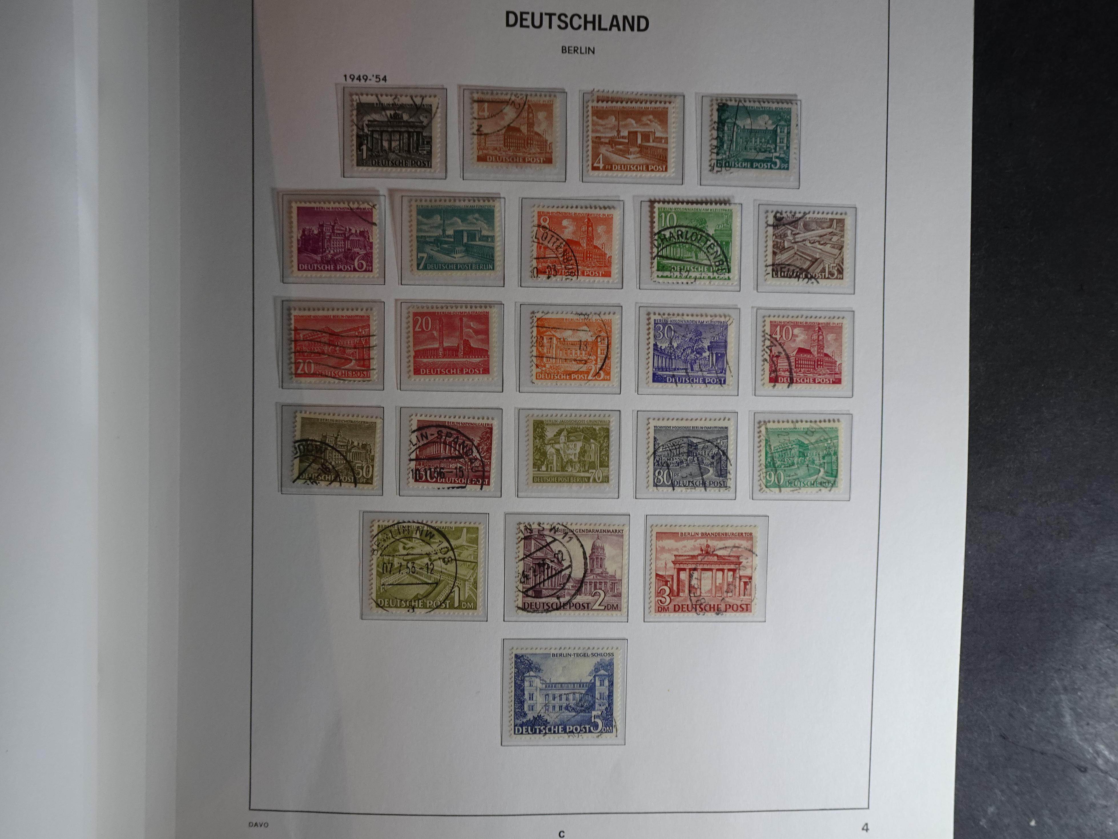 Verzameling met goed begin periode in Davo album. 4