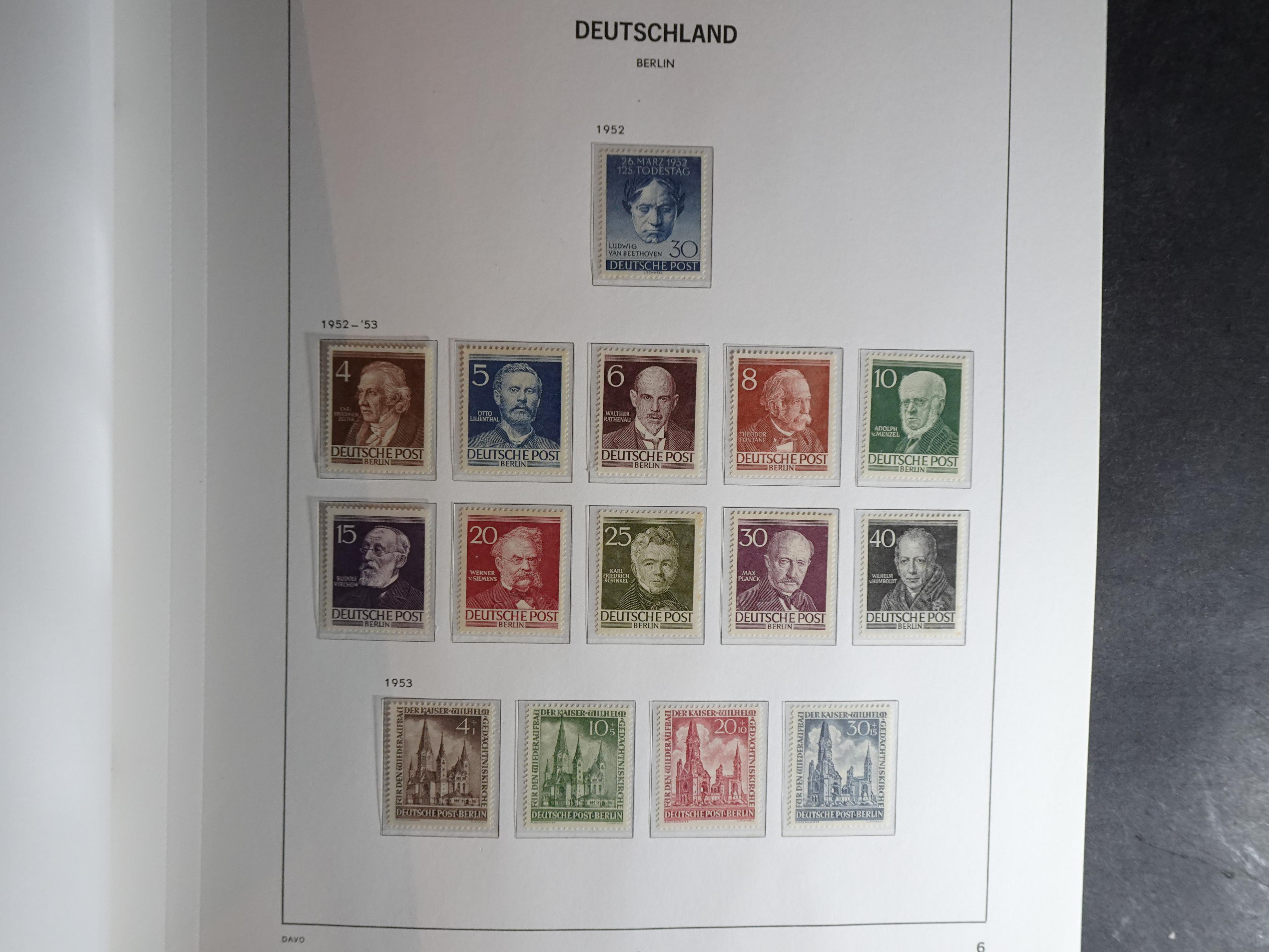 Verzameling met goed begin periode in Davo album. 6