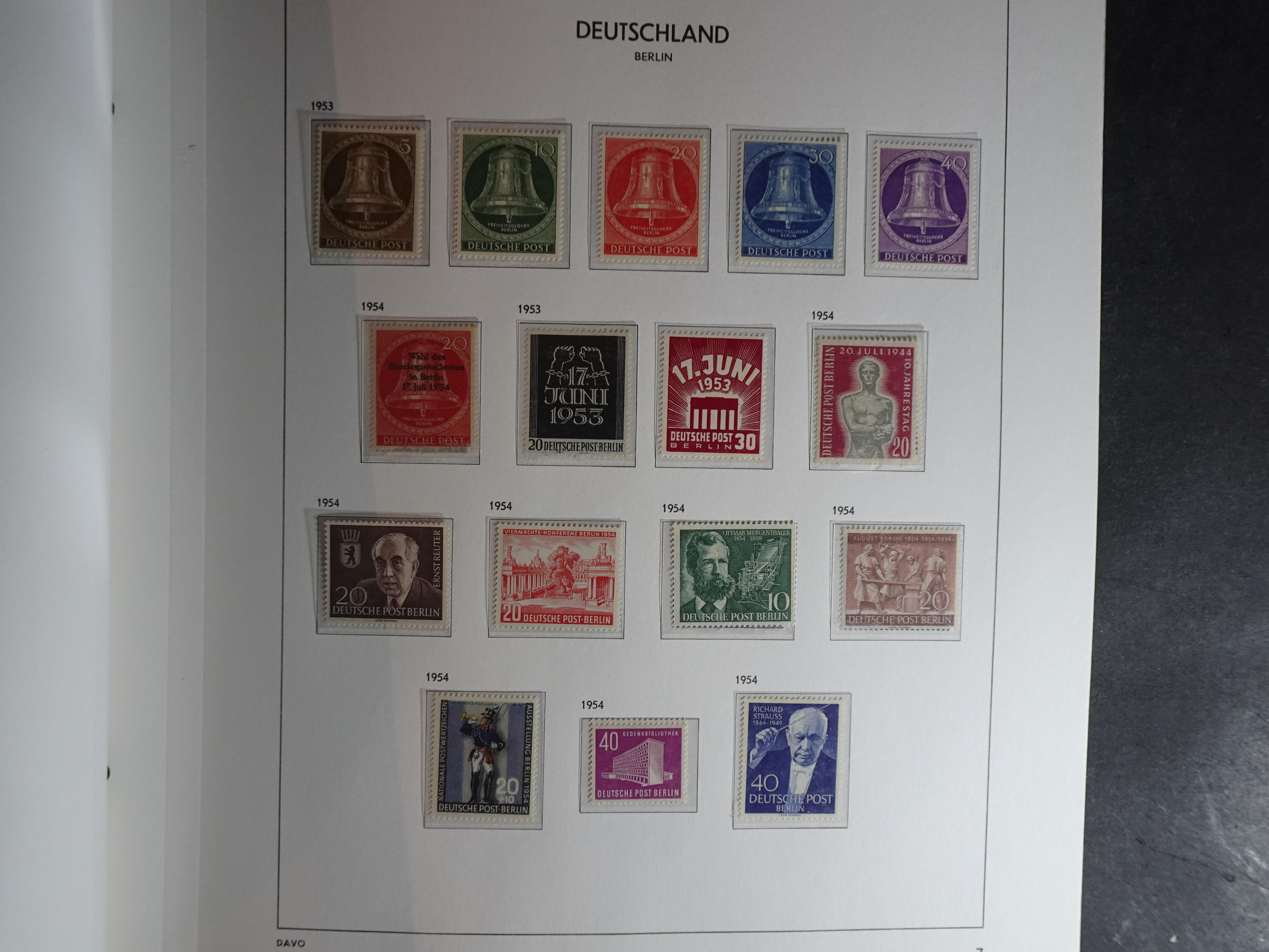 Verzameling met goed begin periode in Davo album. 7