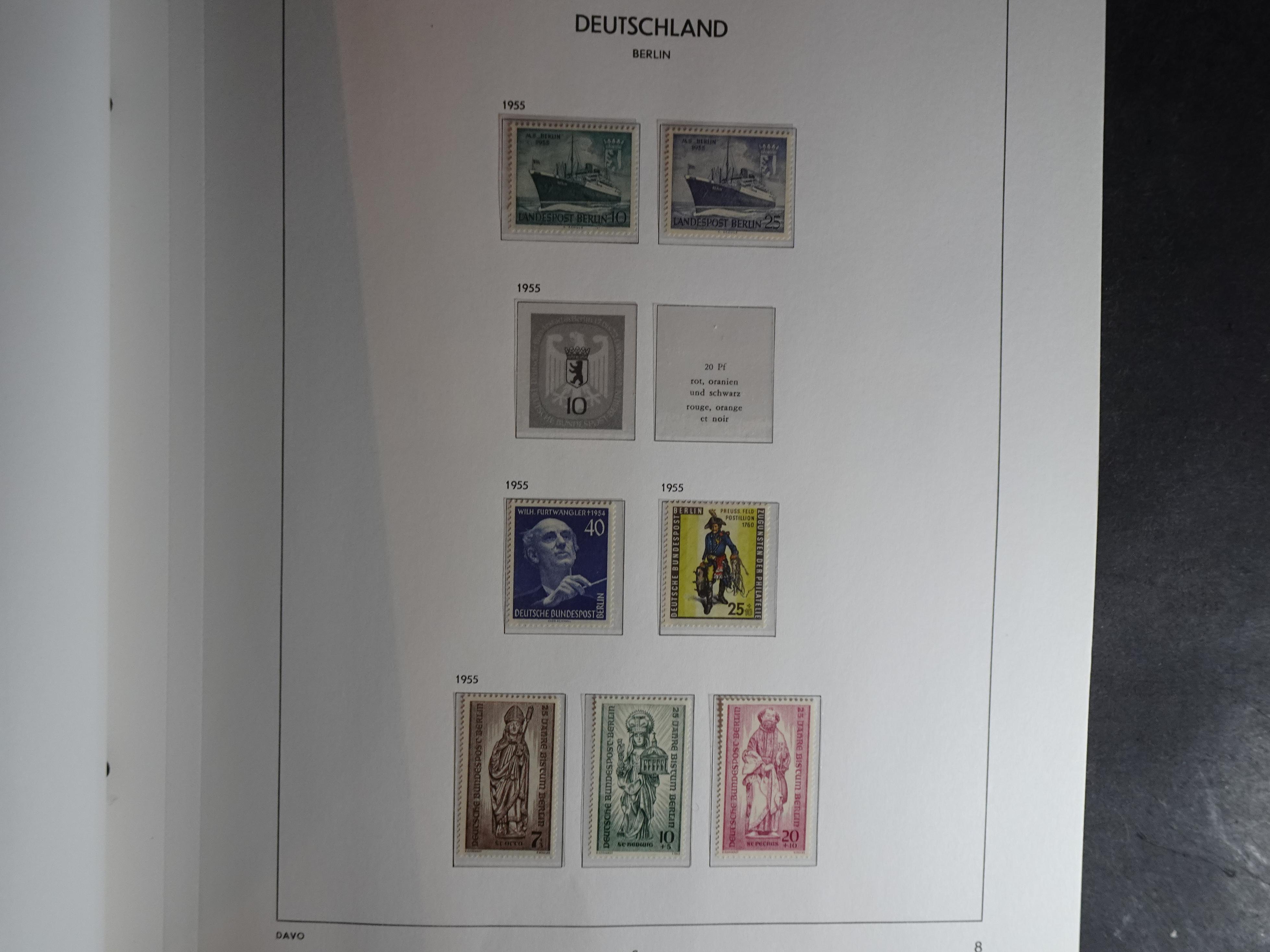 Verzameling met goed begin periode in Davo album. 8