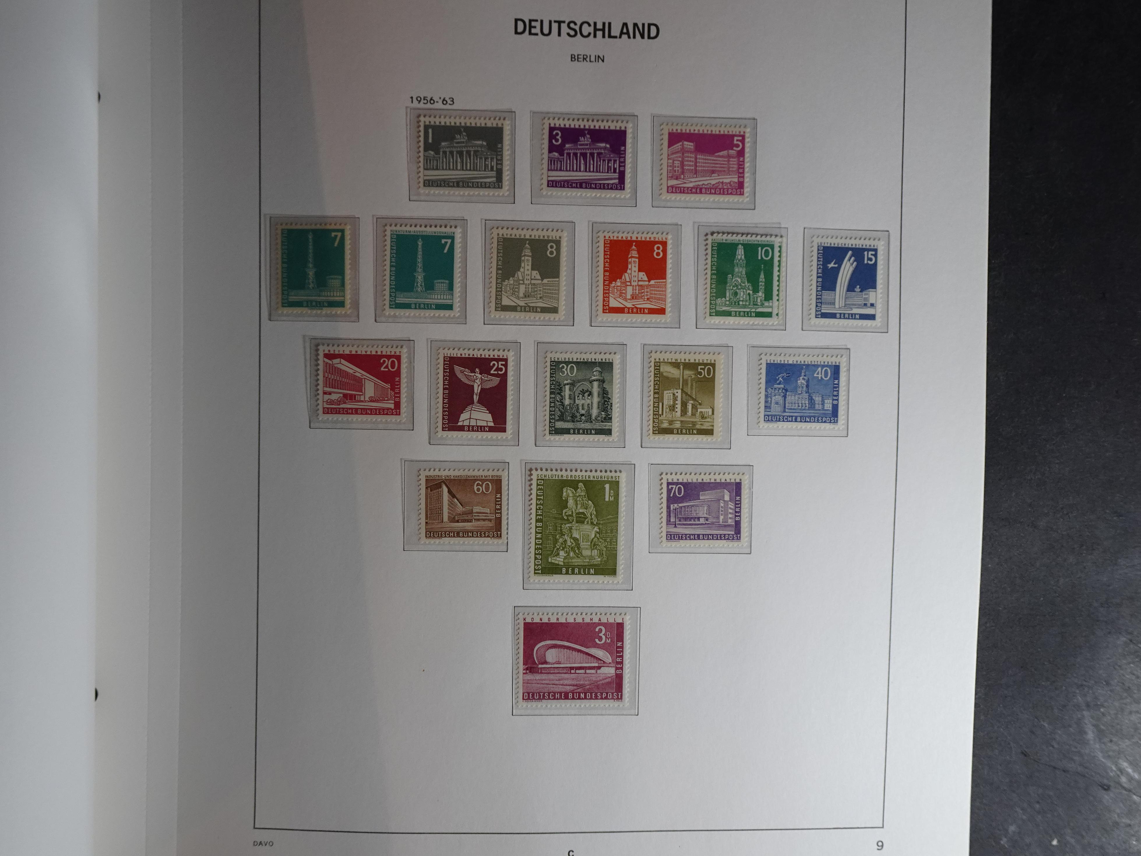 Verzameling met goed begin periode in Davo album. 9