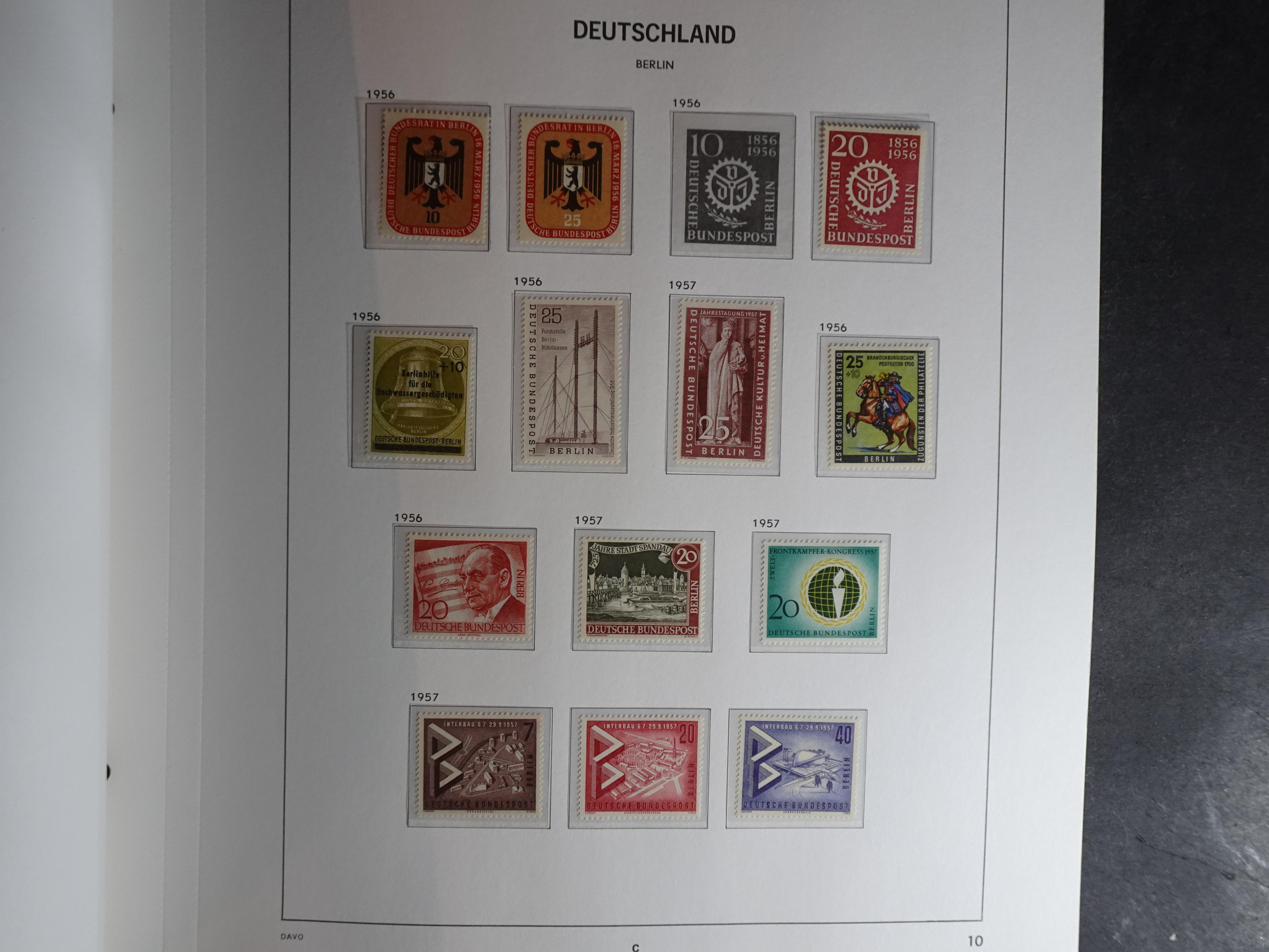 Verzameling met goed begin periode in Davo album. 10