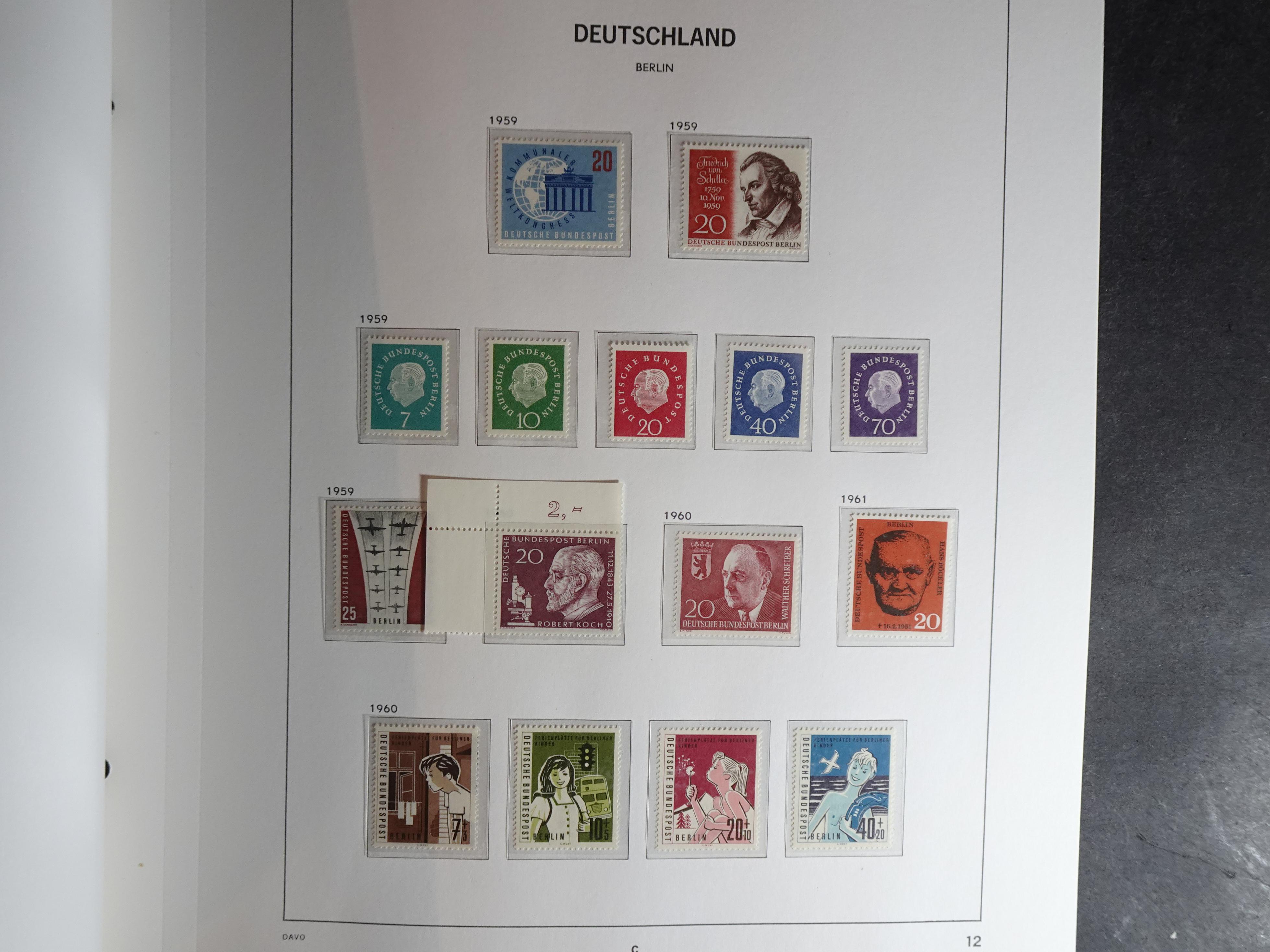 Verzameling met goed begin periode in Davo album. 12