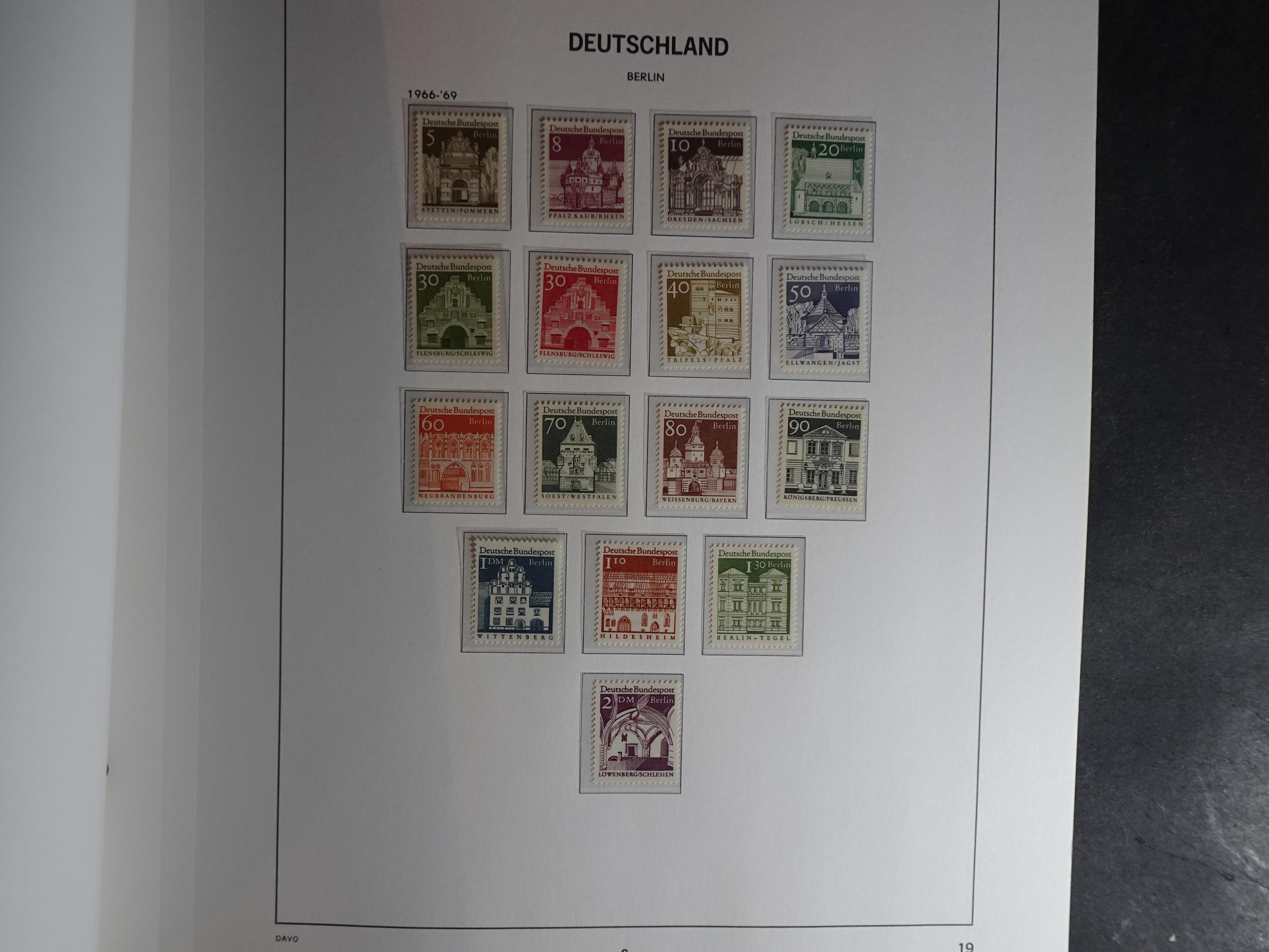 Verzameling met goed begin periode in Davo album. 19