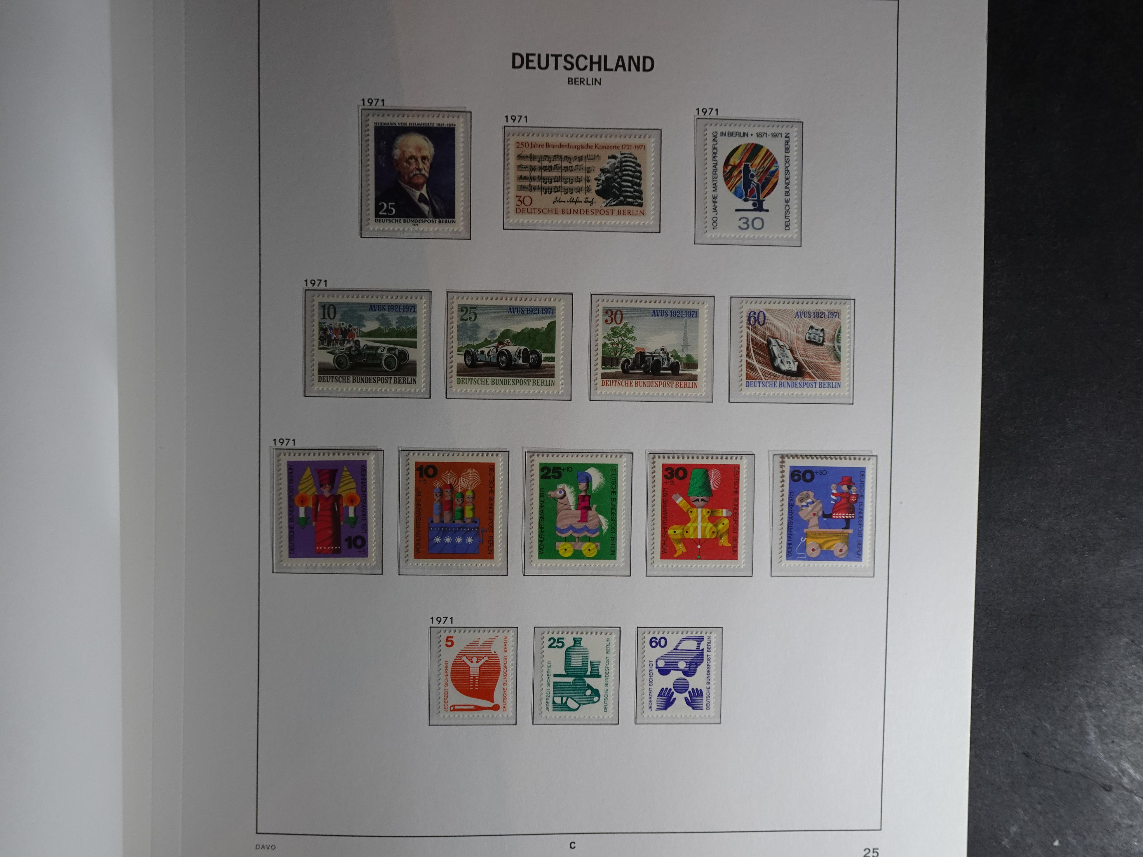 Verzameling met goed begin periode in Davo album. 25