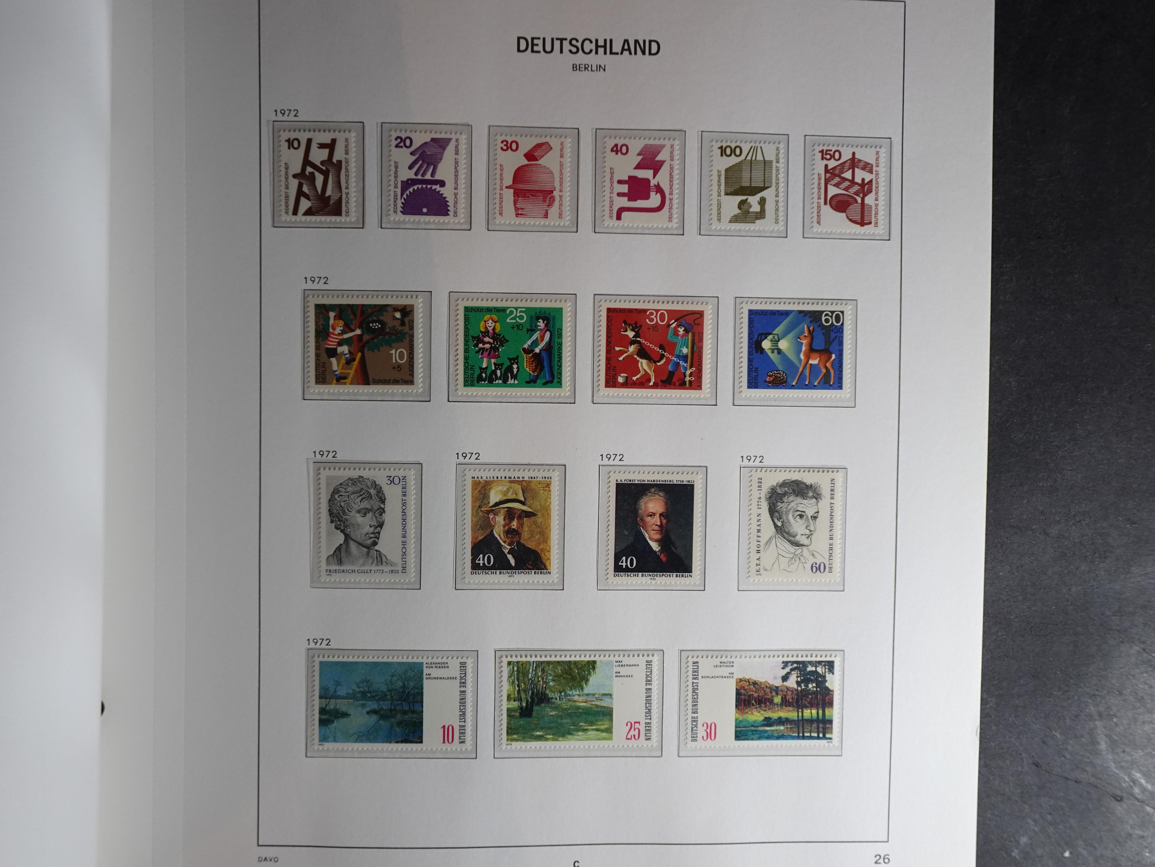 Verzameling met goed begin periode in Davo album. 26