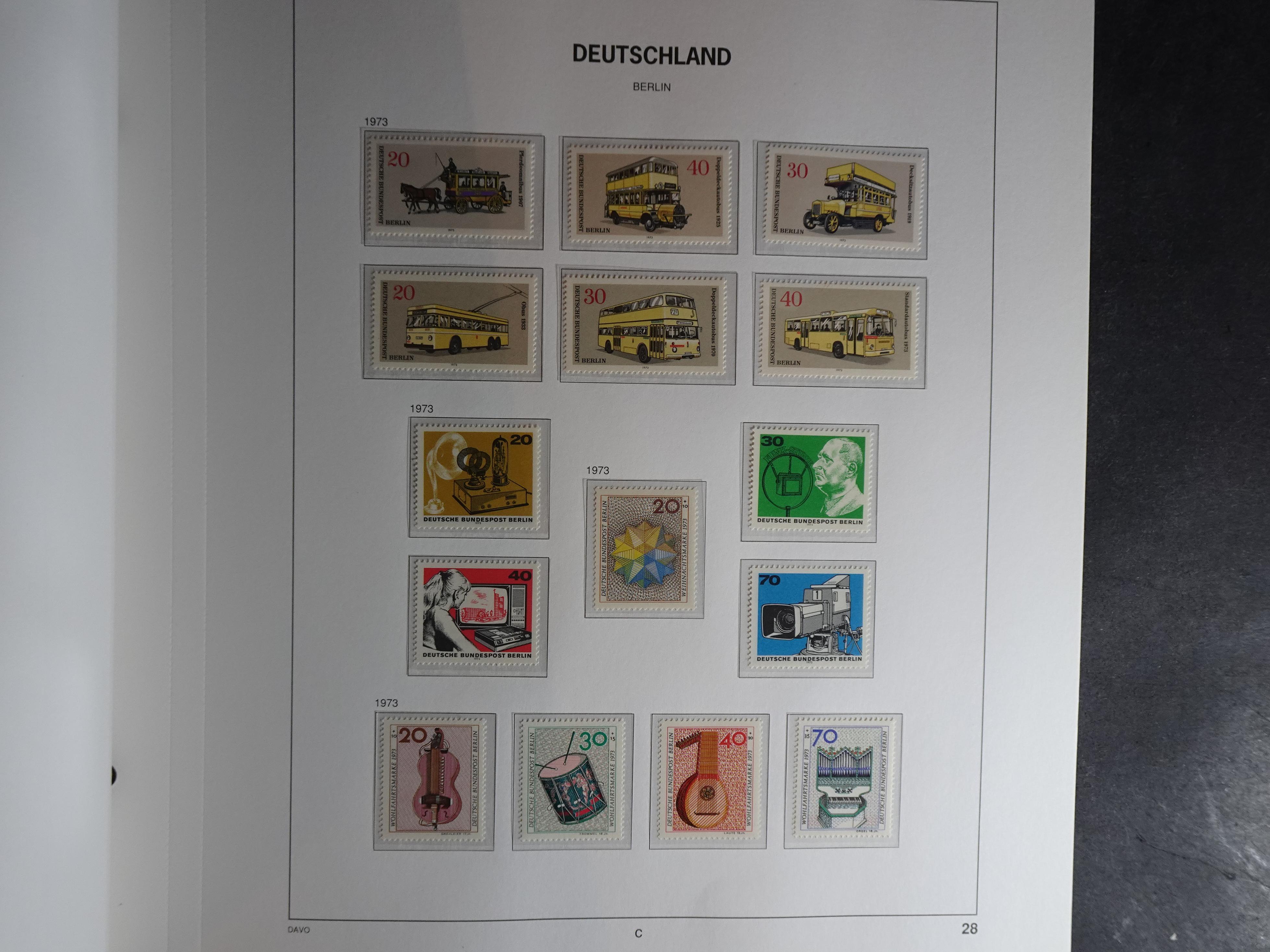 Verzameling met goed begin periode in Davo album. 28