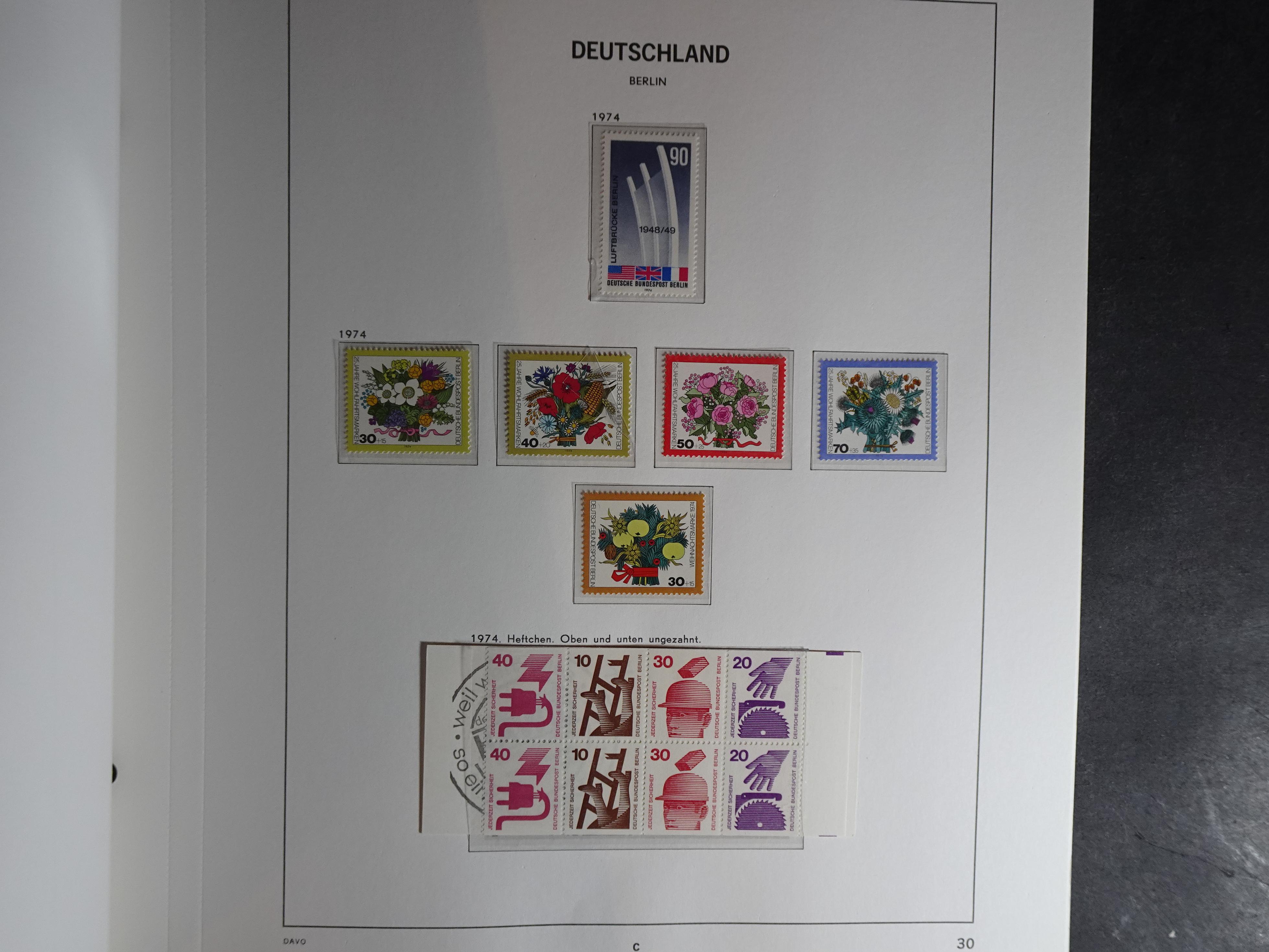 Verzameling met goed begin periode in Davo album. 30