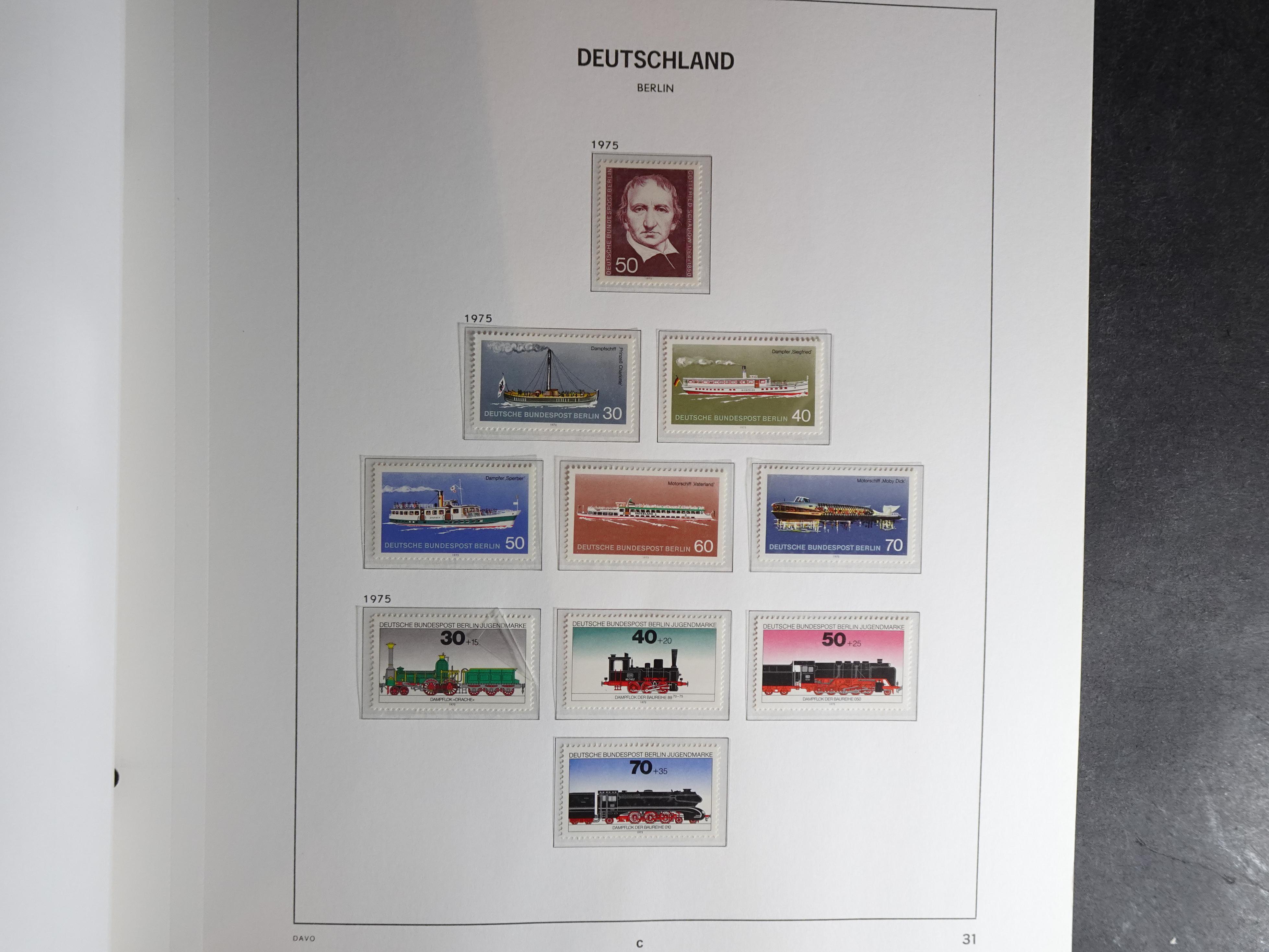 Verzameling met goed begin periode in Davo album. 31