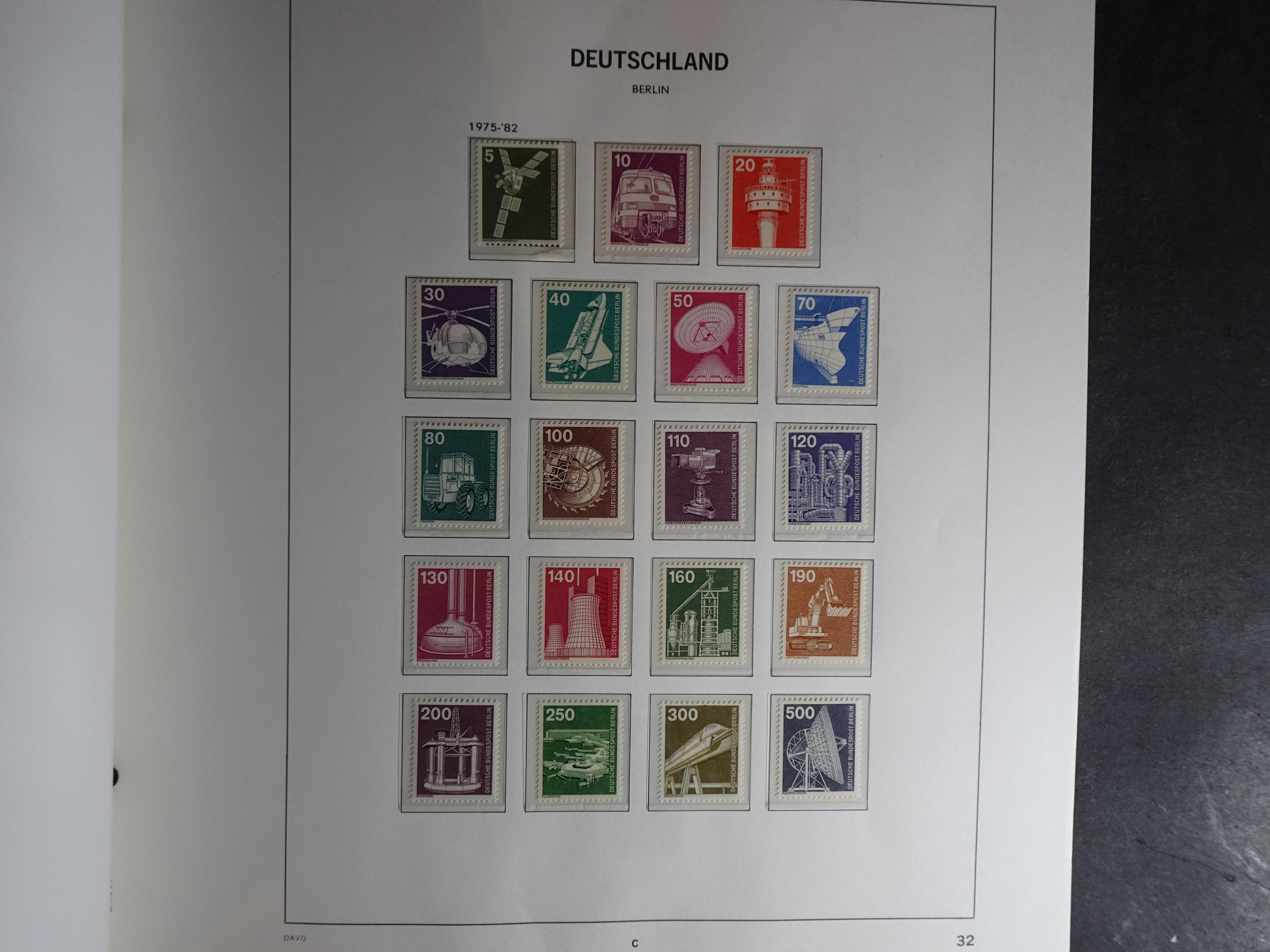 Verzameling met goed begin periode in Davo album. 32