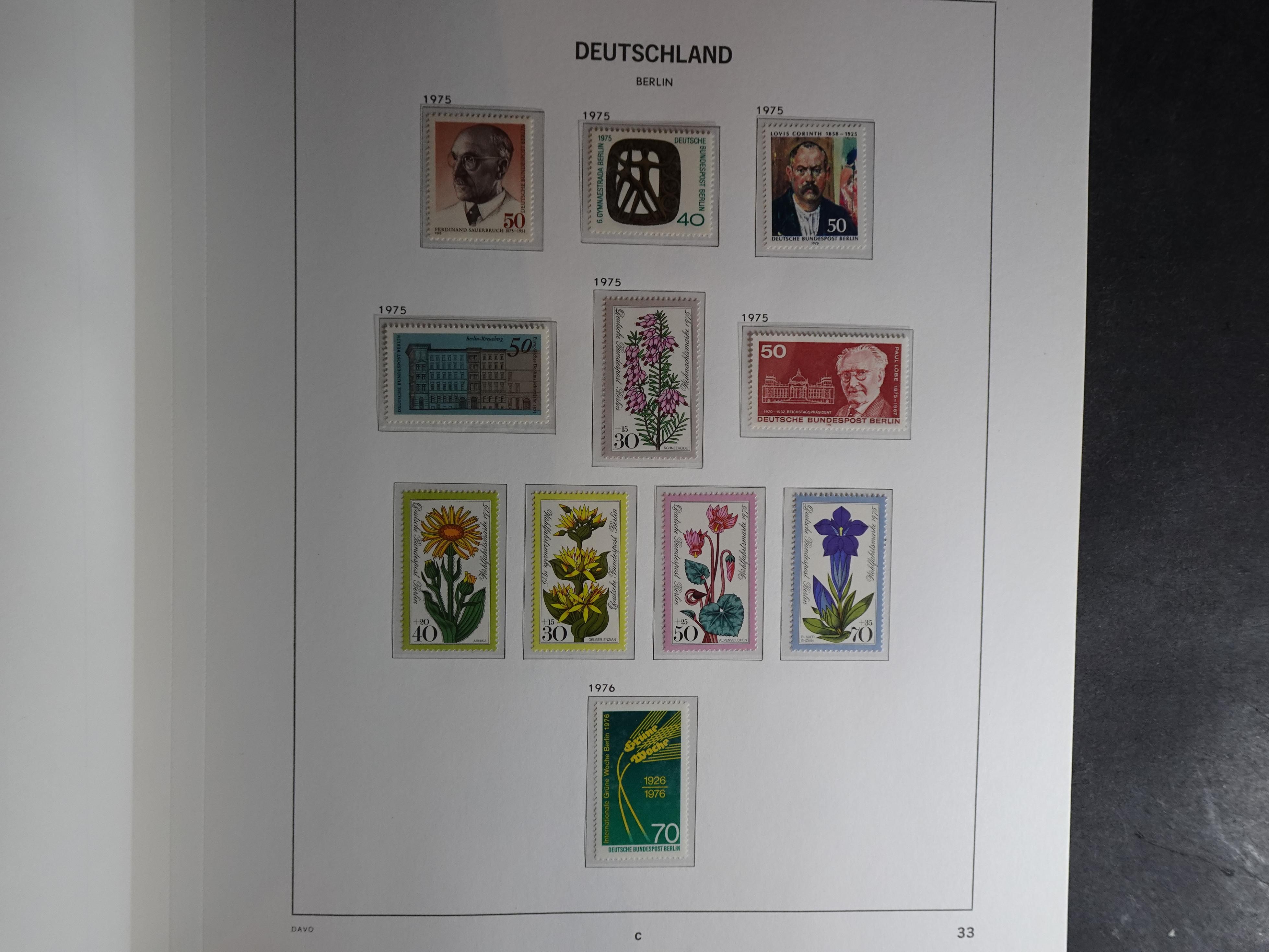 Verzameling met goed begin periode in Davo album. 33