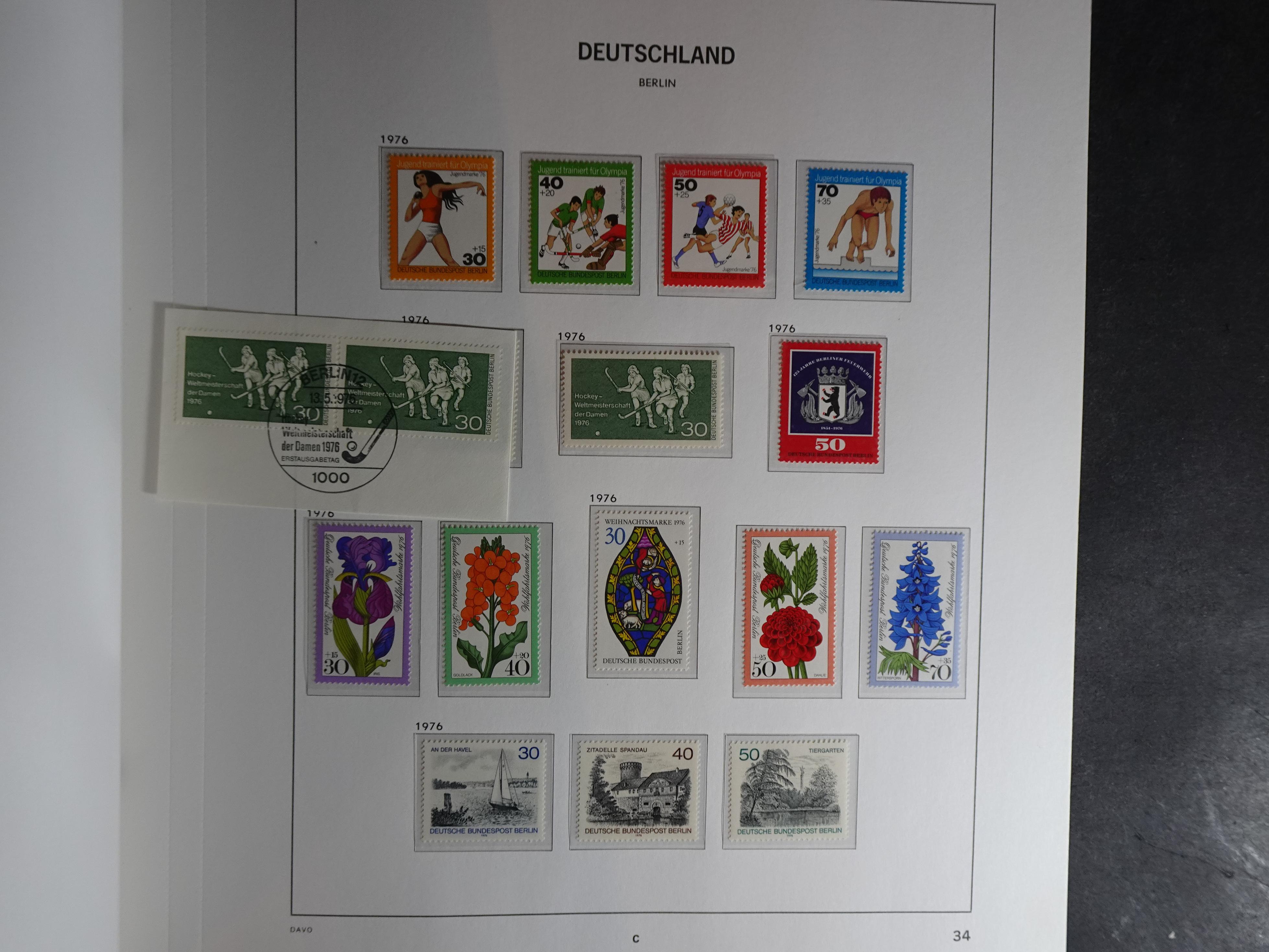 Verzameling met goed begin periode in Davo album. 34