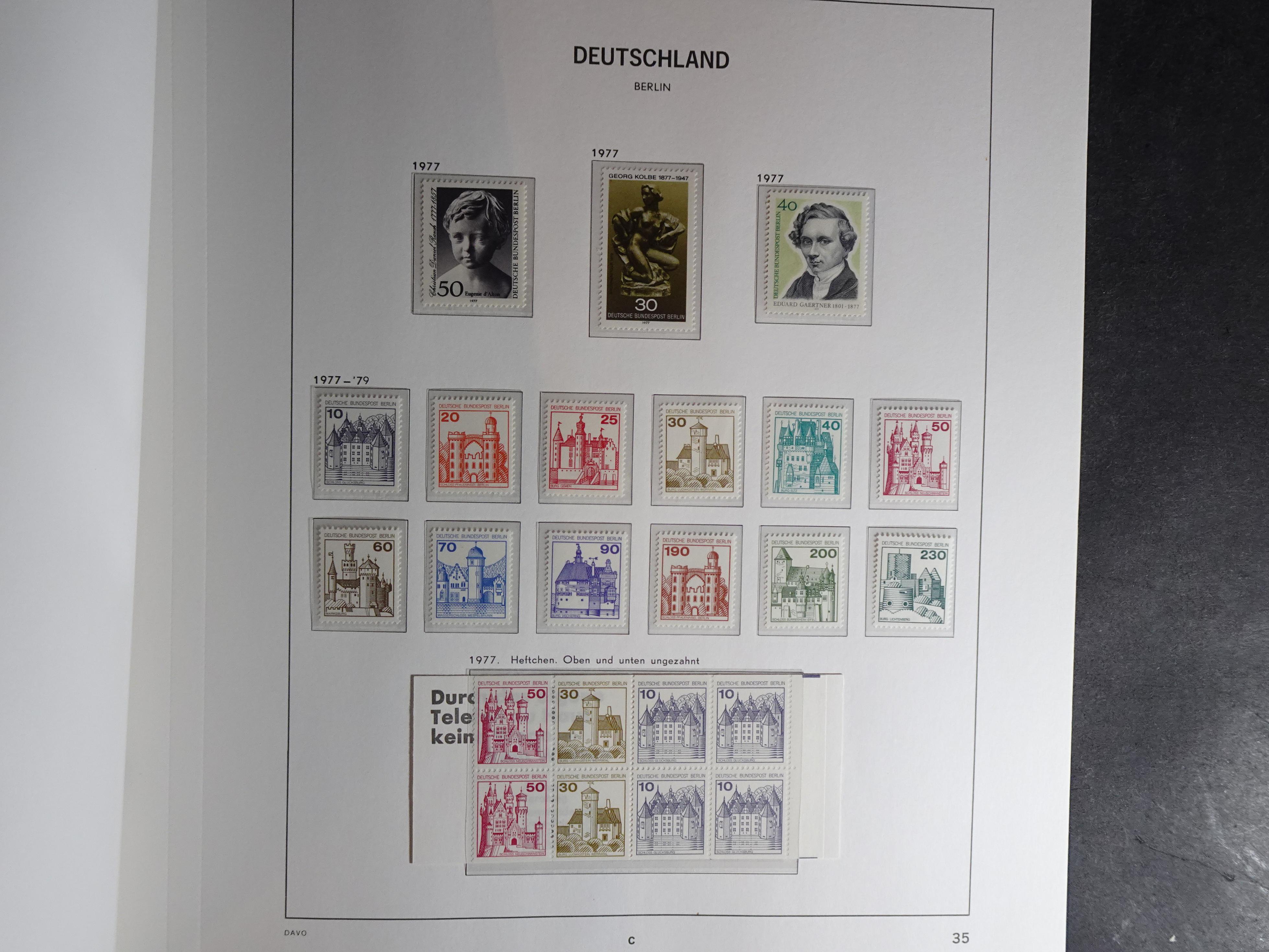 Verzameling met goed begin periode in Davo album. 35