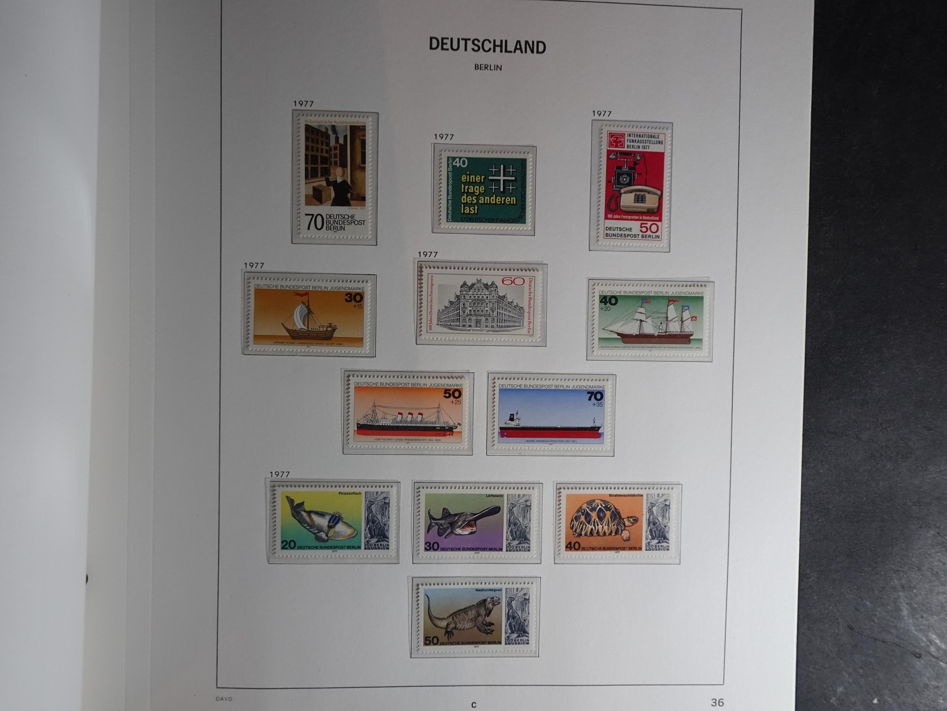 Verzameling met goed begin periode in Davo album. 36