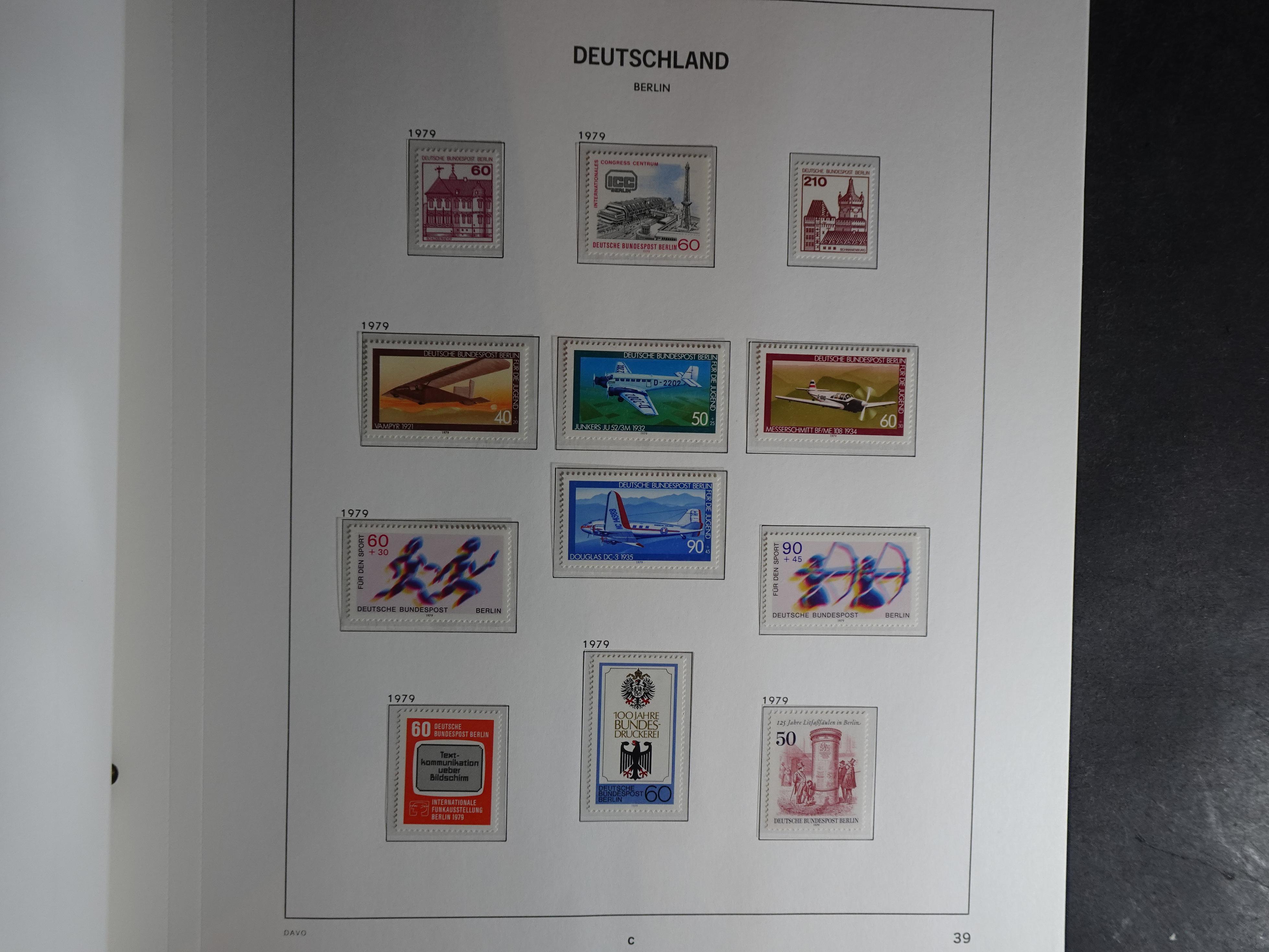 Verzameling met goed begin periode in Davo album. 39