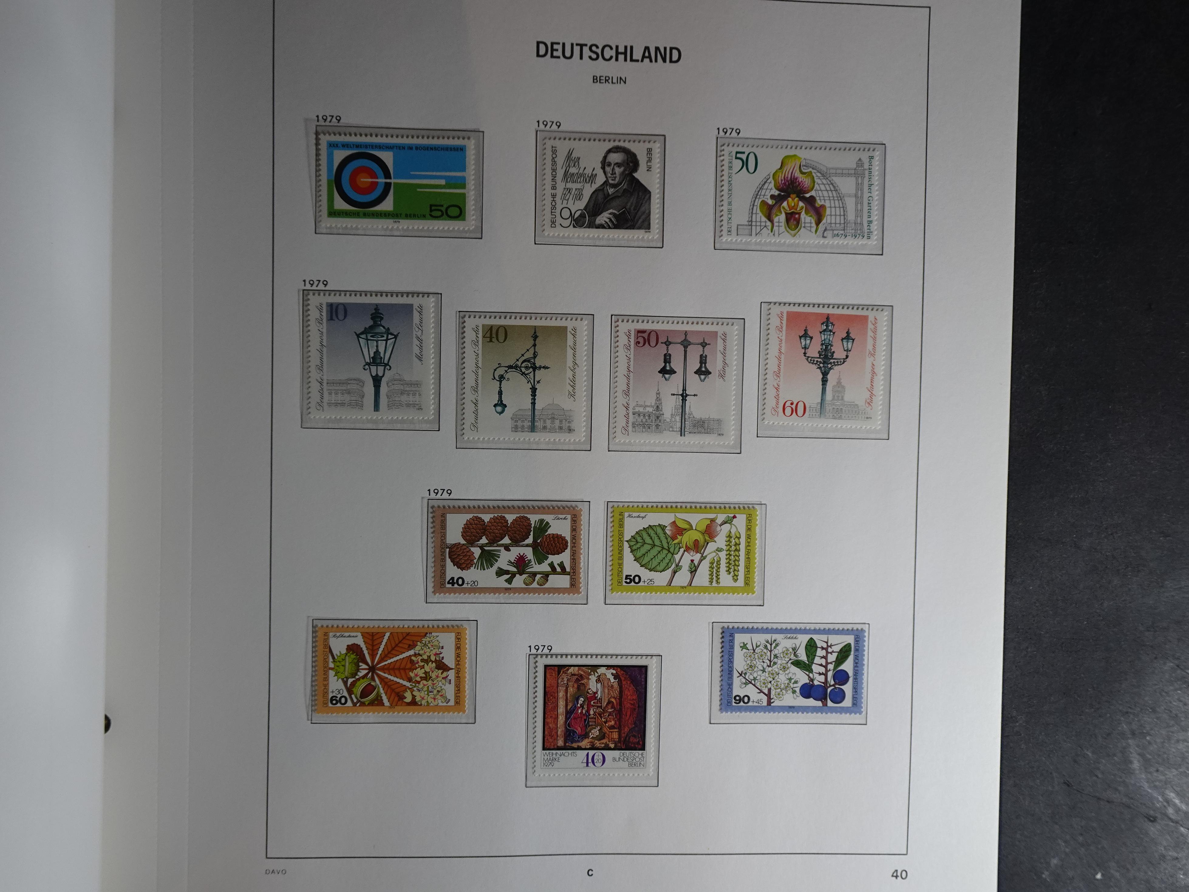 Verzameling met goed begin periode in Davo album. 40