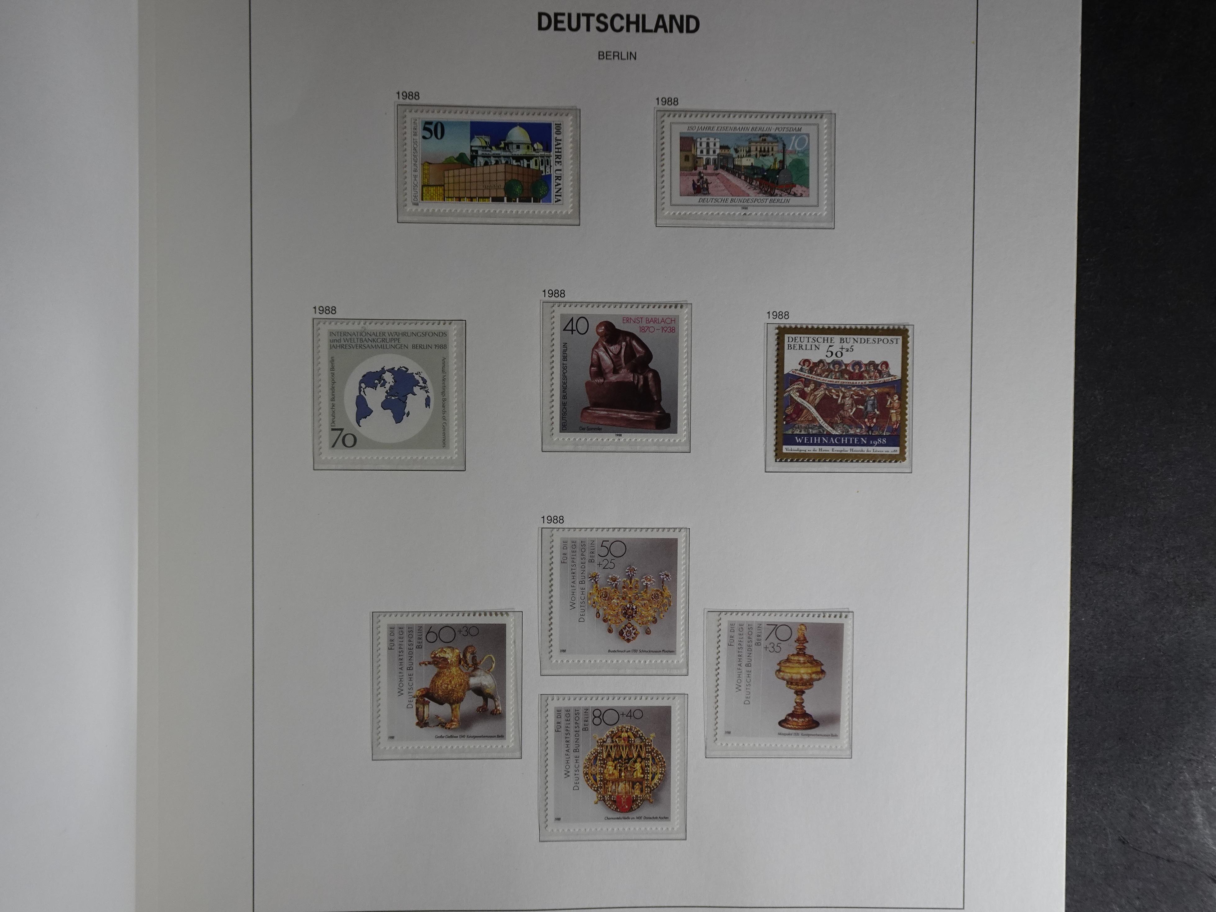 Verzameling met goed begin periode in Davo album. 57