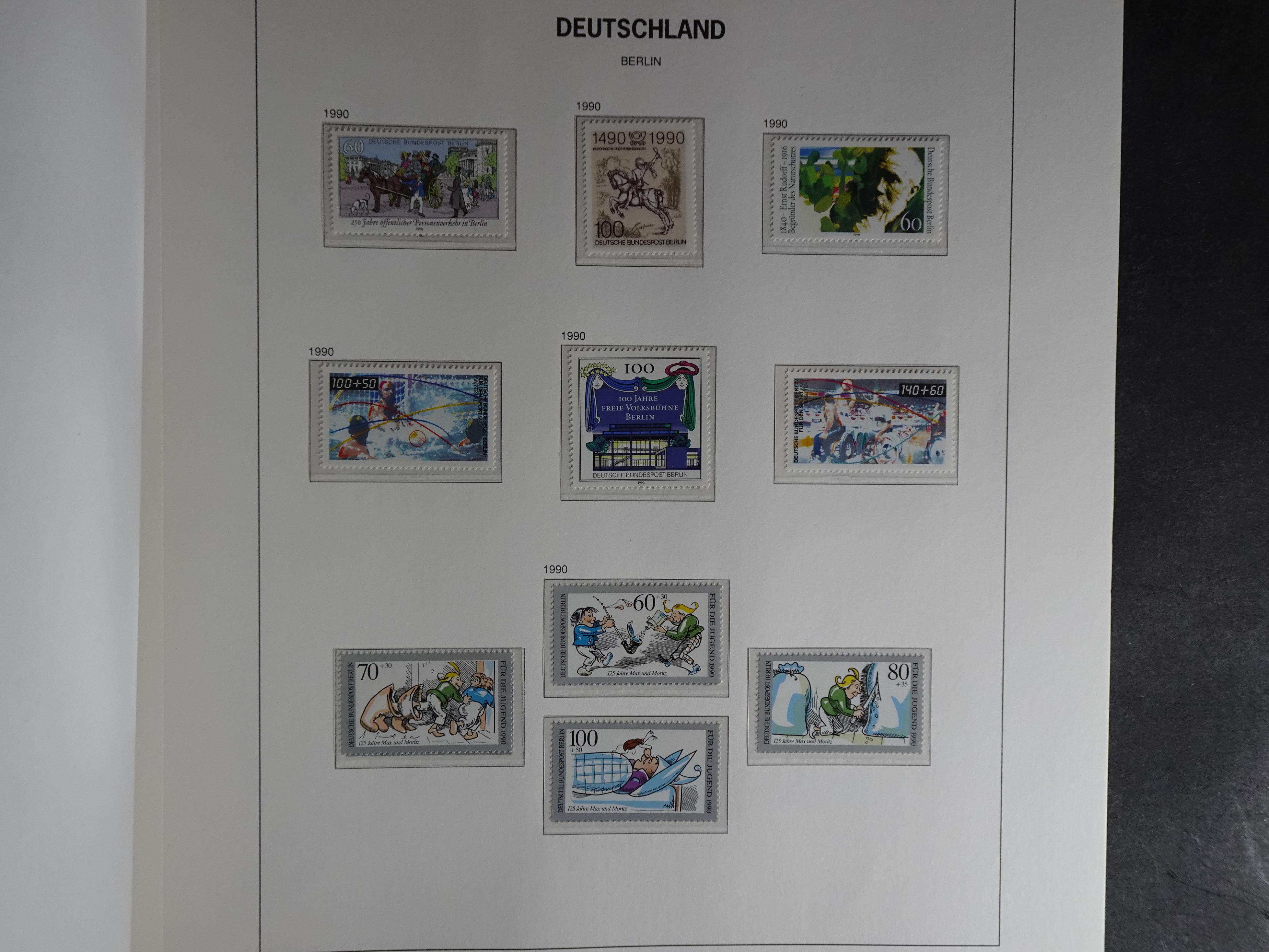 Verzameling met goed begin periode in Davo album. 62