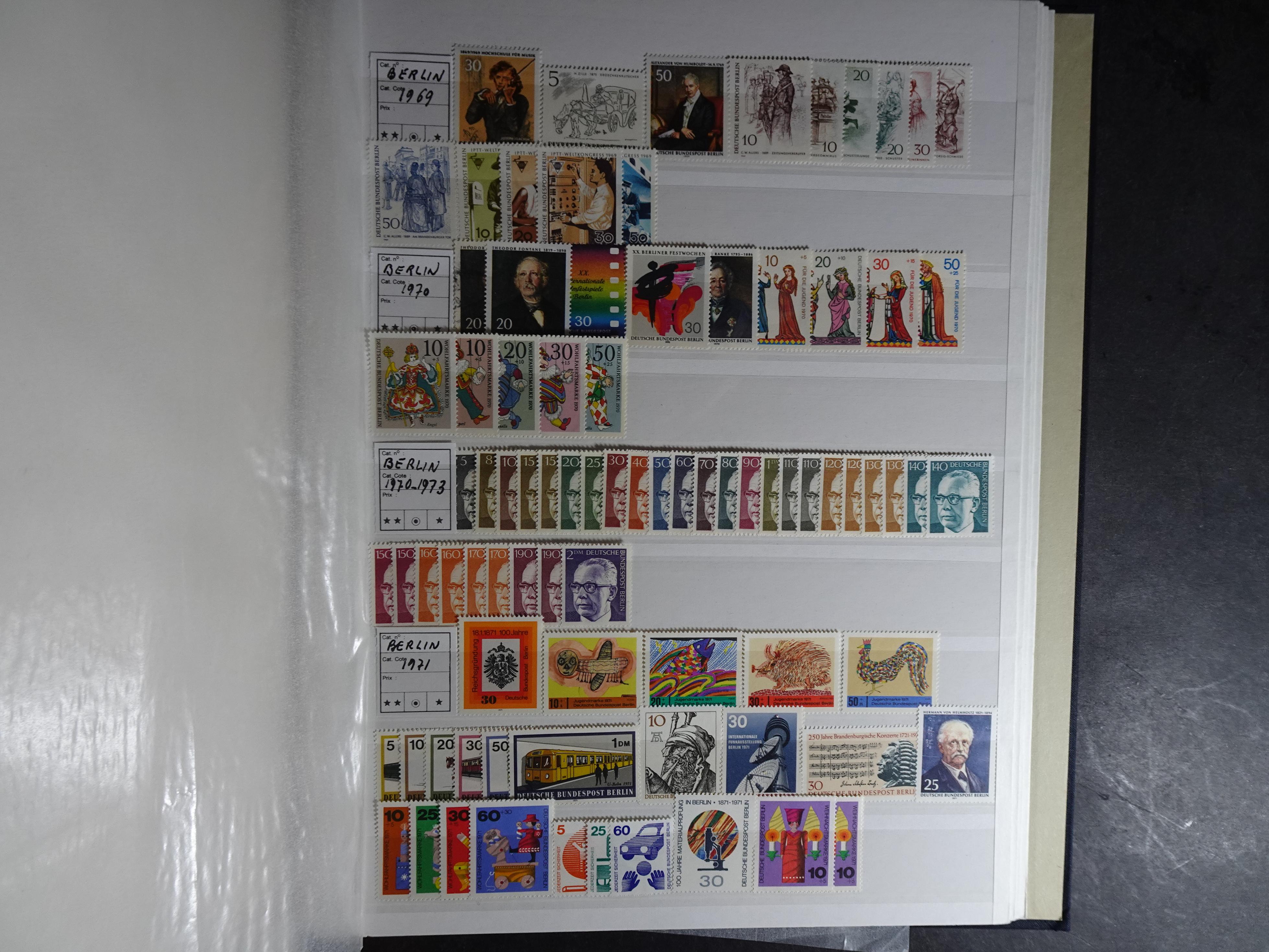 Verzameling met goed begin periode in Davo album. 77