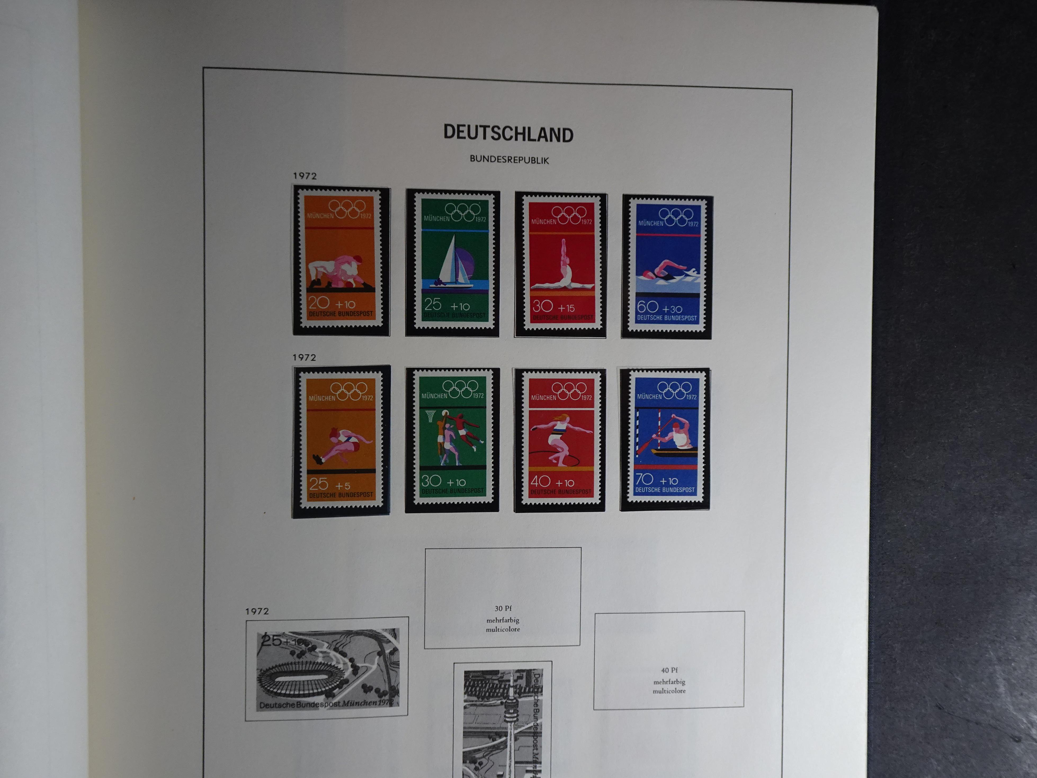 Verzameling vanaf 1949 in Davo album met prima begin periode onder andere Posthoornserie ongebruikt. 42