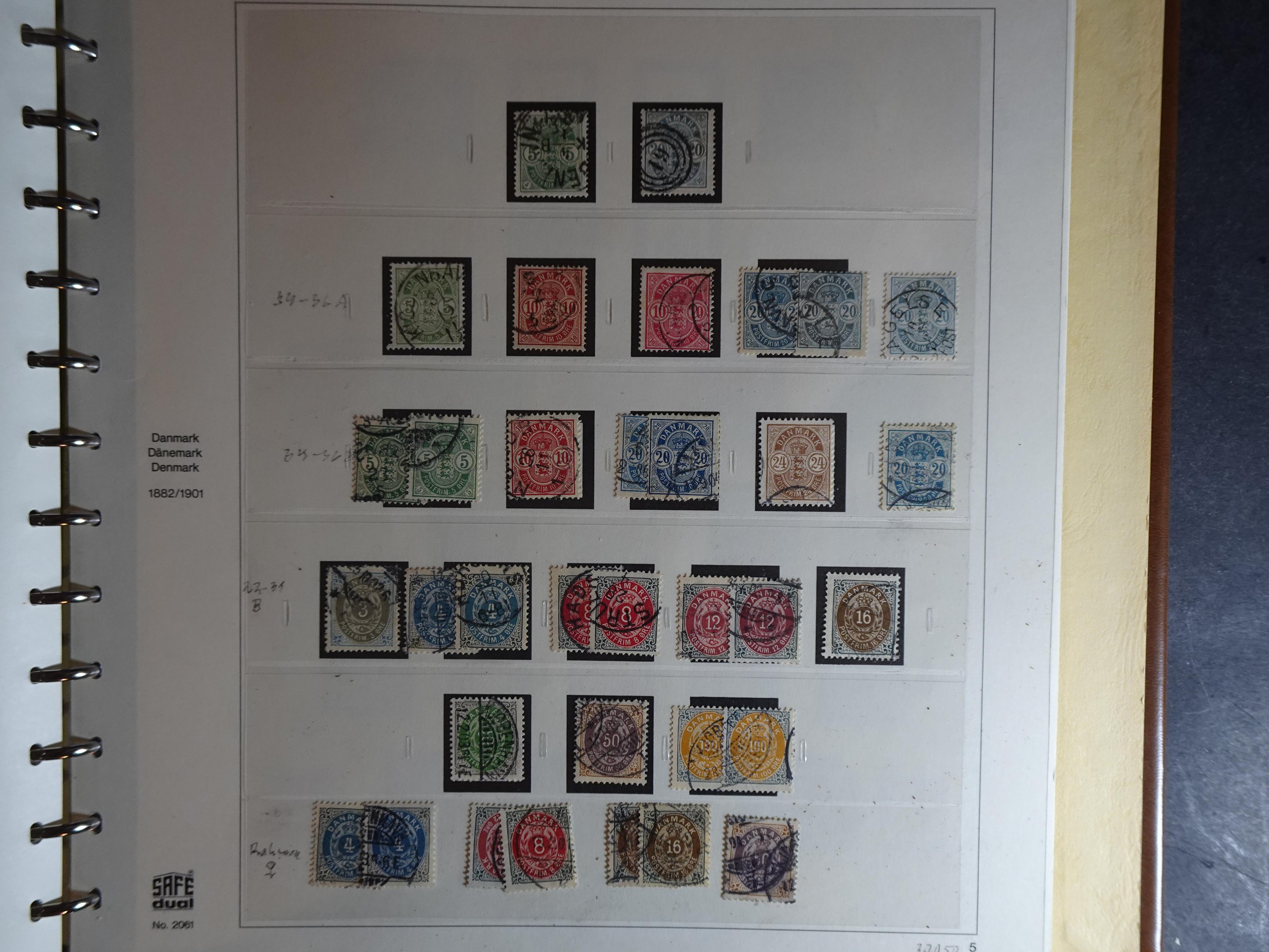 Verzameling 1851 - 1960 in Safe album incl. doubletten, flink cat waarde. 5