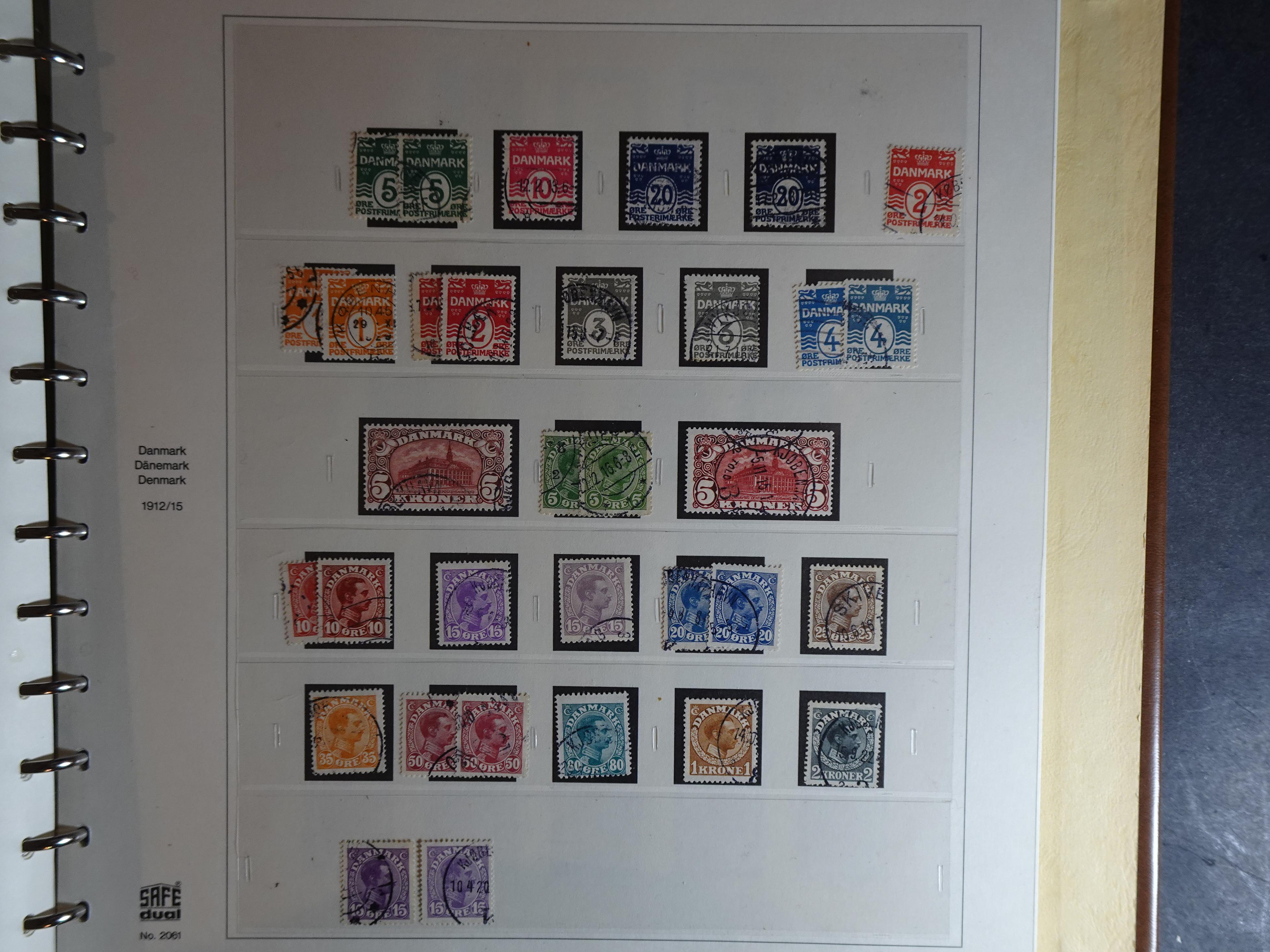 Verzameling 1851 - 1960 in Safe album incl. doubletten, flink cat waarde. 8