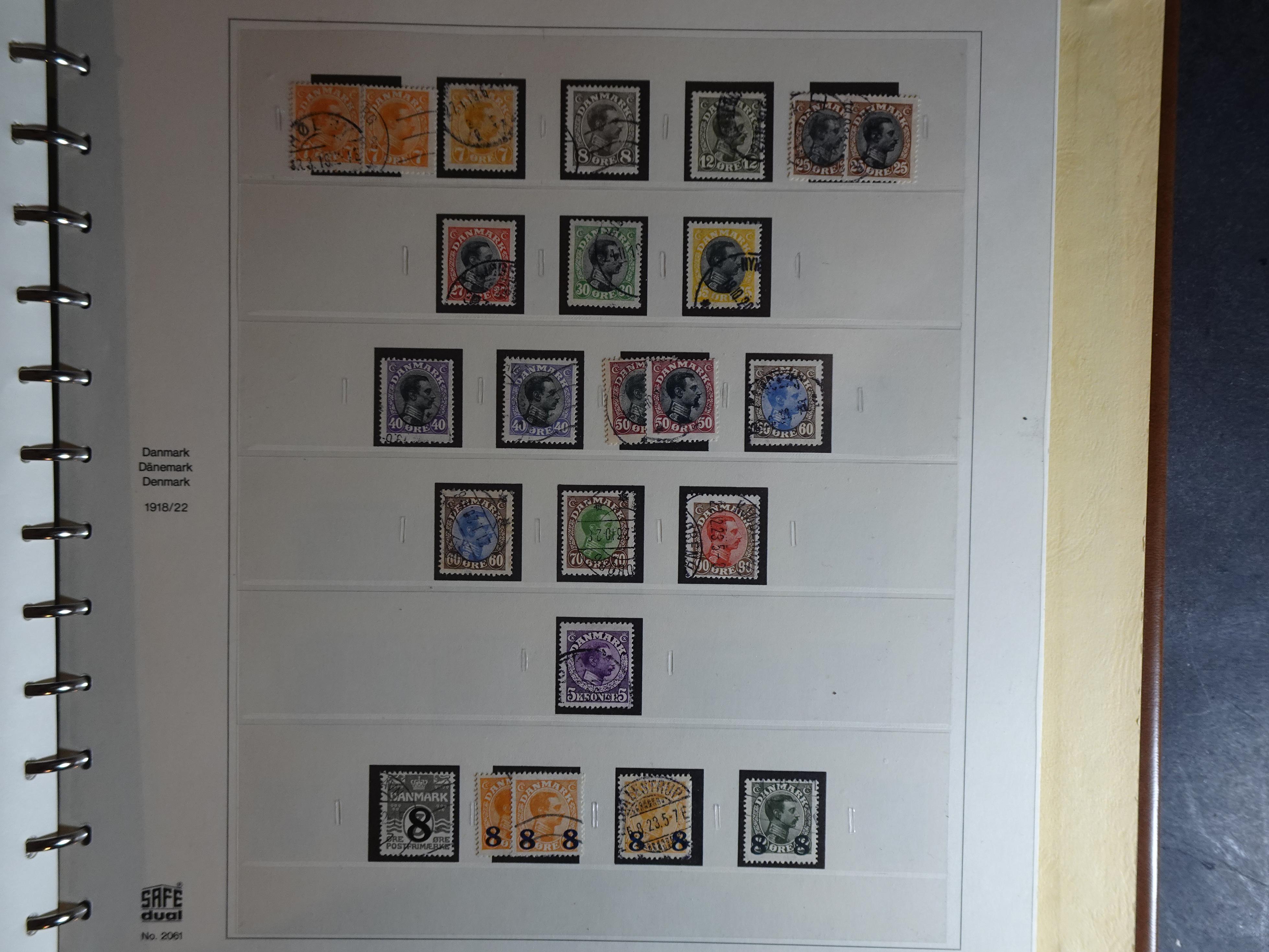 Verzameling 1851 - 1960 in Safe album incl. doubletten, flink cat waarde. 10