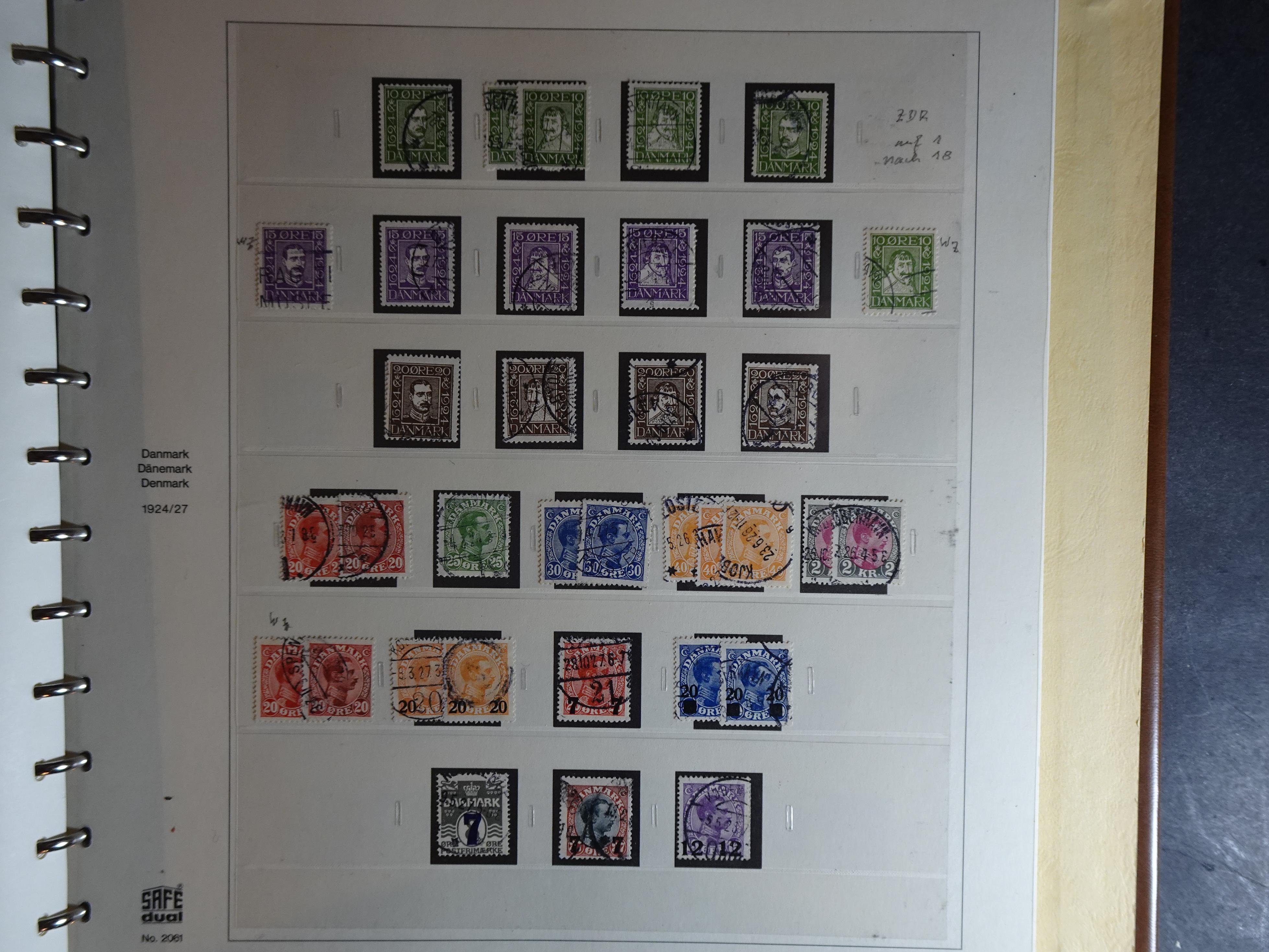 Verzameling 1851 - 1960 in Safe album incl. doubletten, flink cat waarde. 12