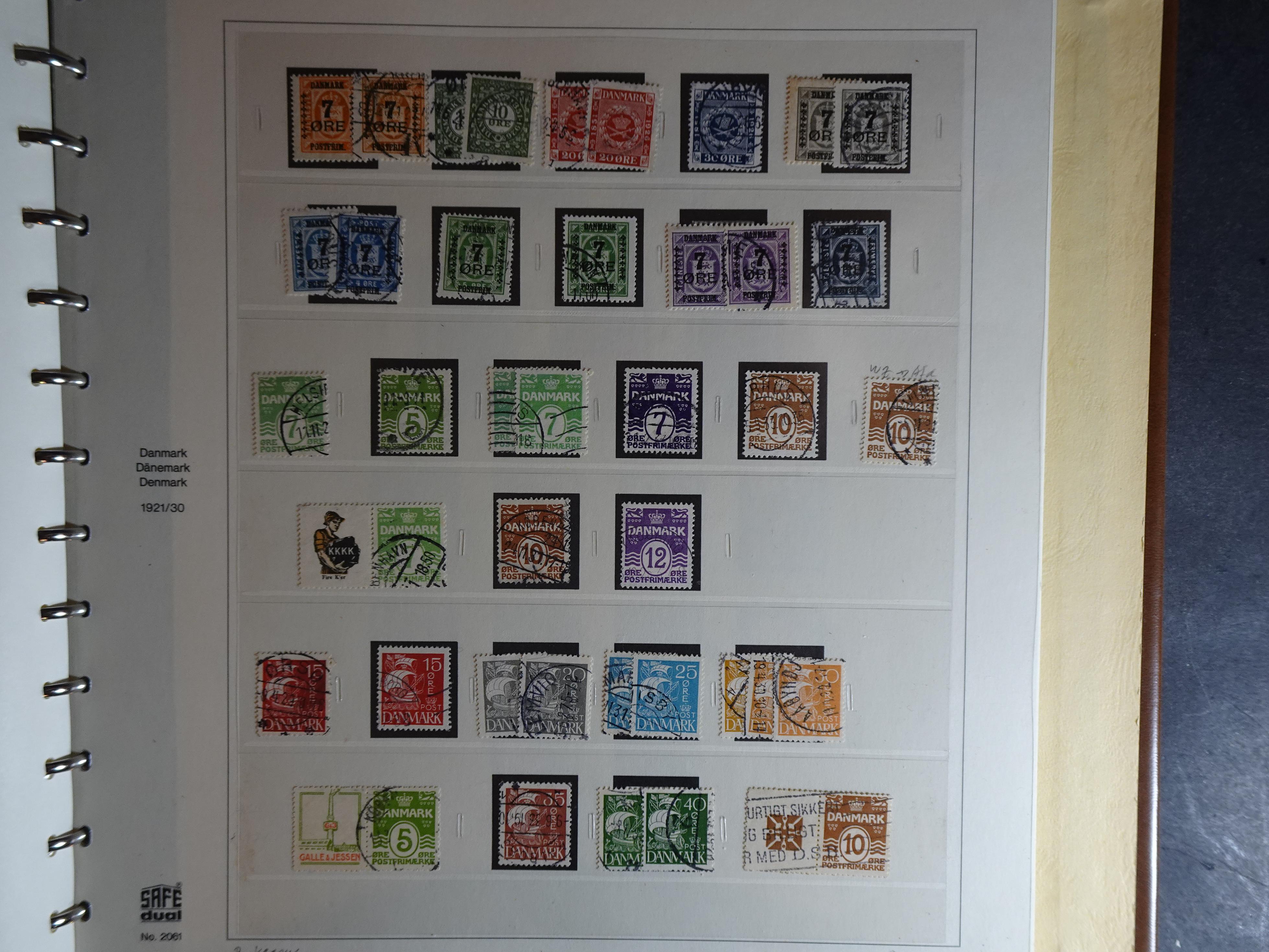 Verzameling 1851 - 1960 in Safe album incl. doubletten, flink cat waarde. 13