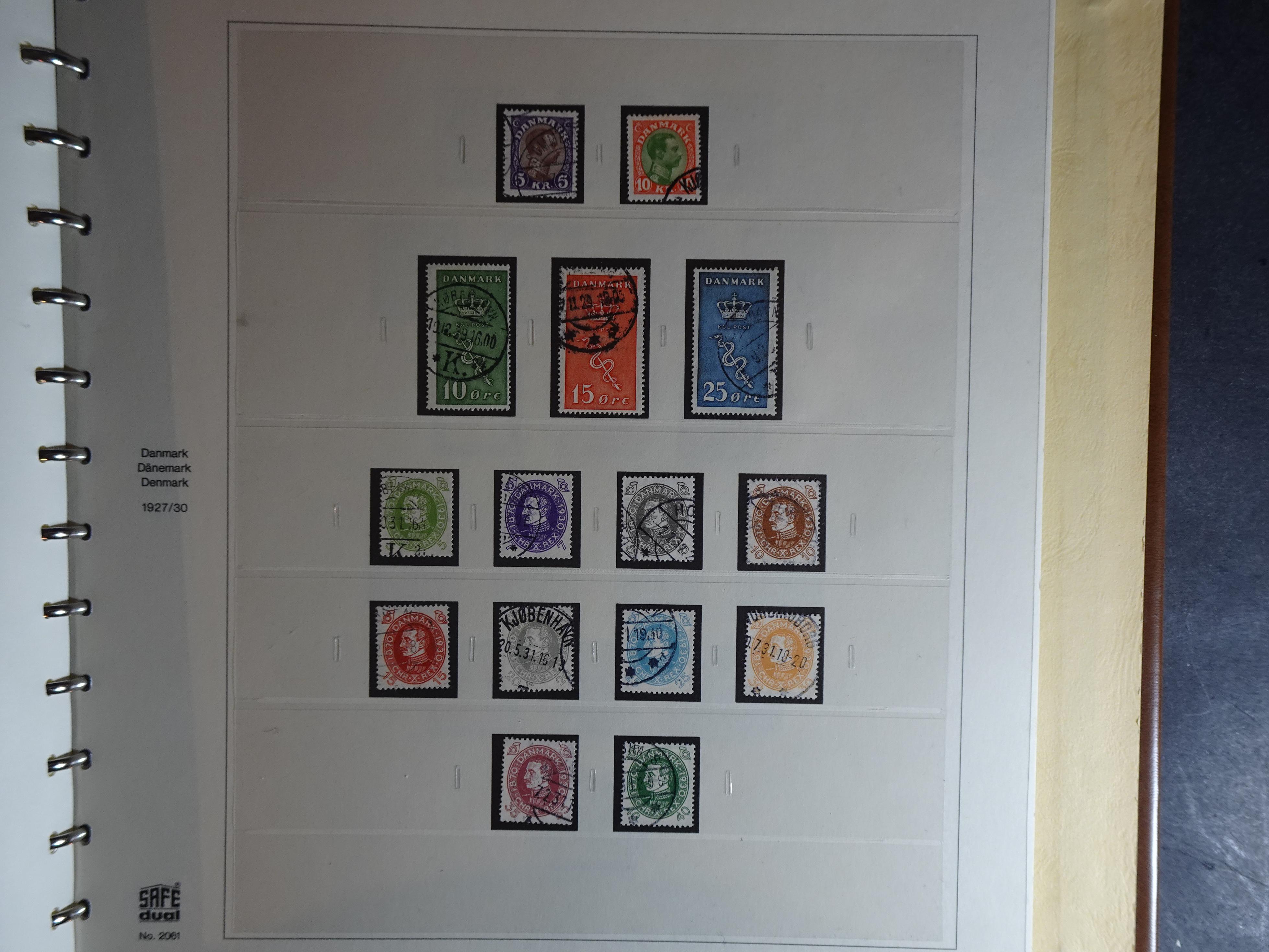 Verzameling 1851 - 1960 in Safe album incl. doubletten, flink cat waarde. 14