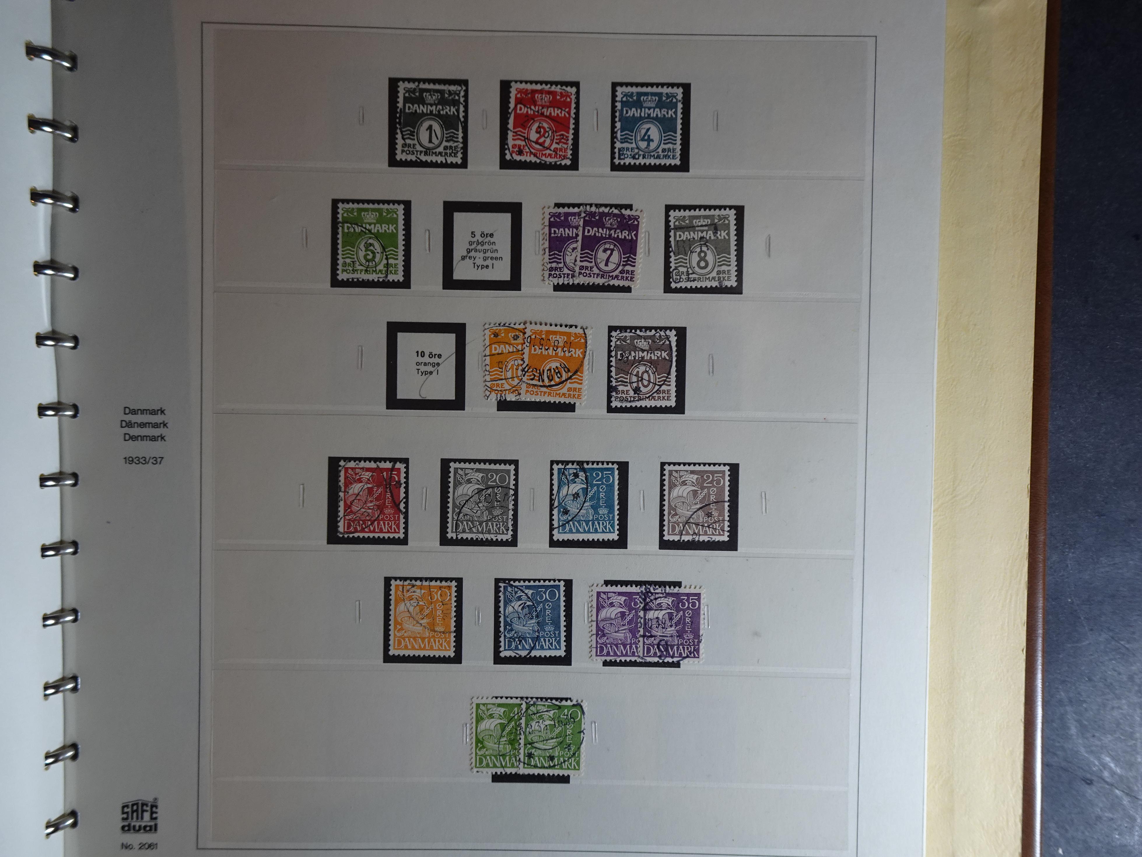 Verzameling 1851 - 1960 in Safe album incl. doubletten, flink cat waarde. 15