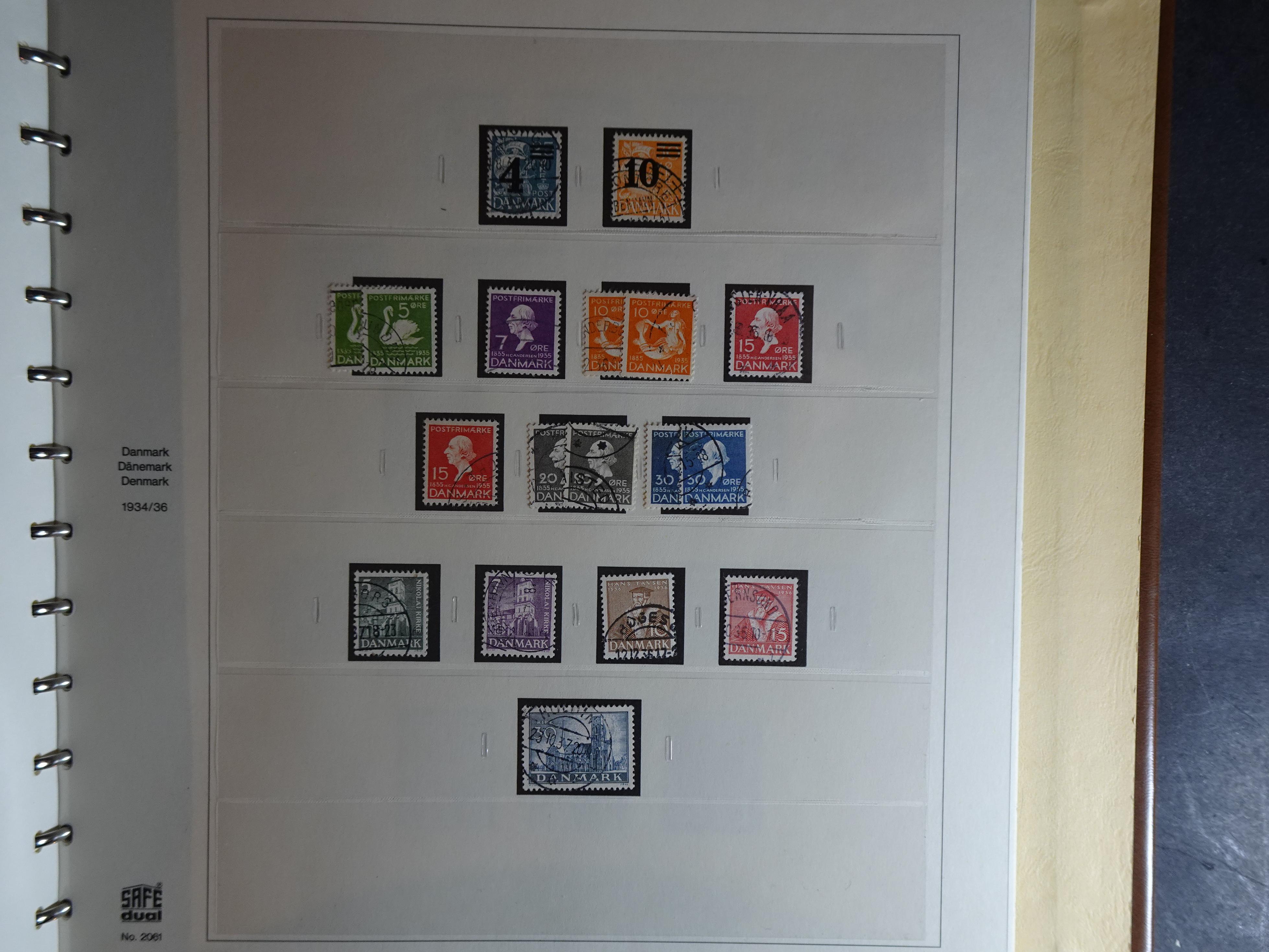 Verzameling 1851 - 1960 in Safe album incl. doubletten, flink cat waarde. 17