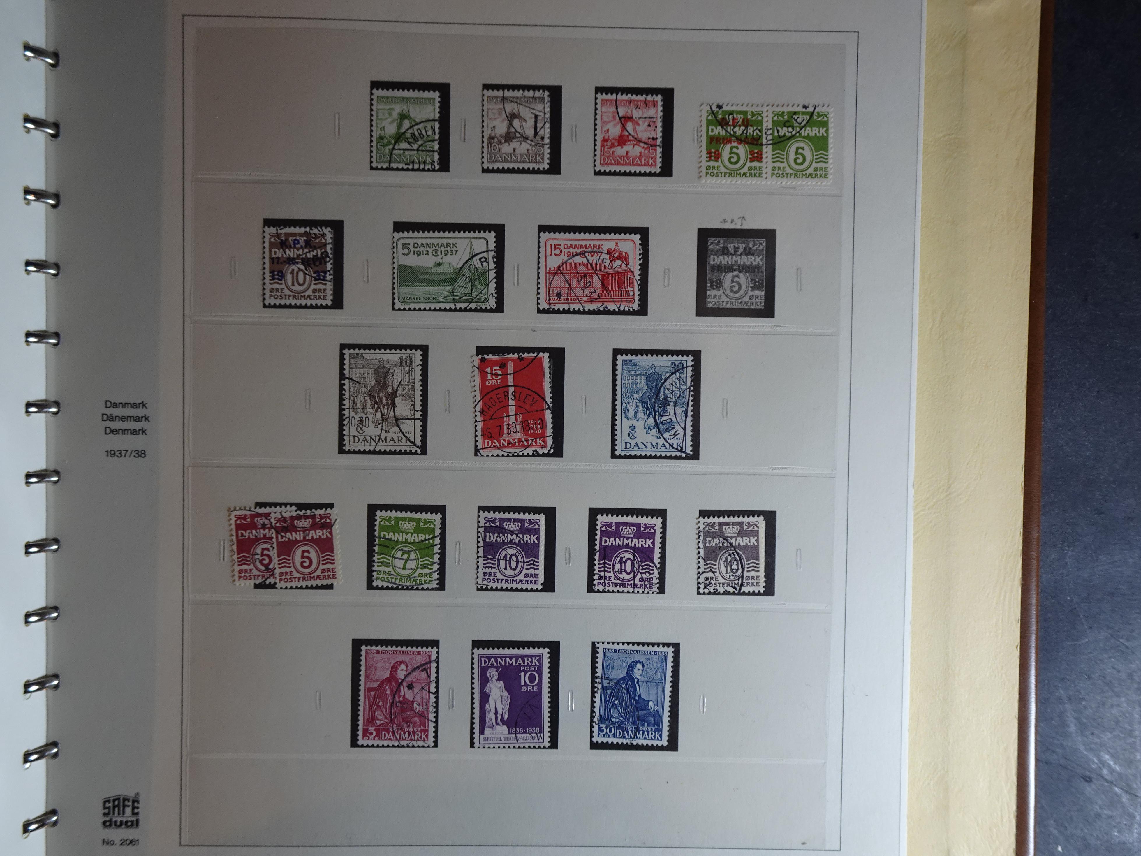 Verzameling 1851 - 1960 in Safe album incl. doubletten, flink cat waarde. 18