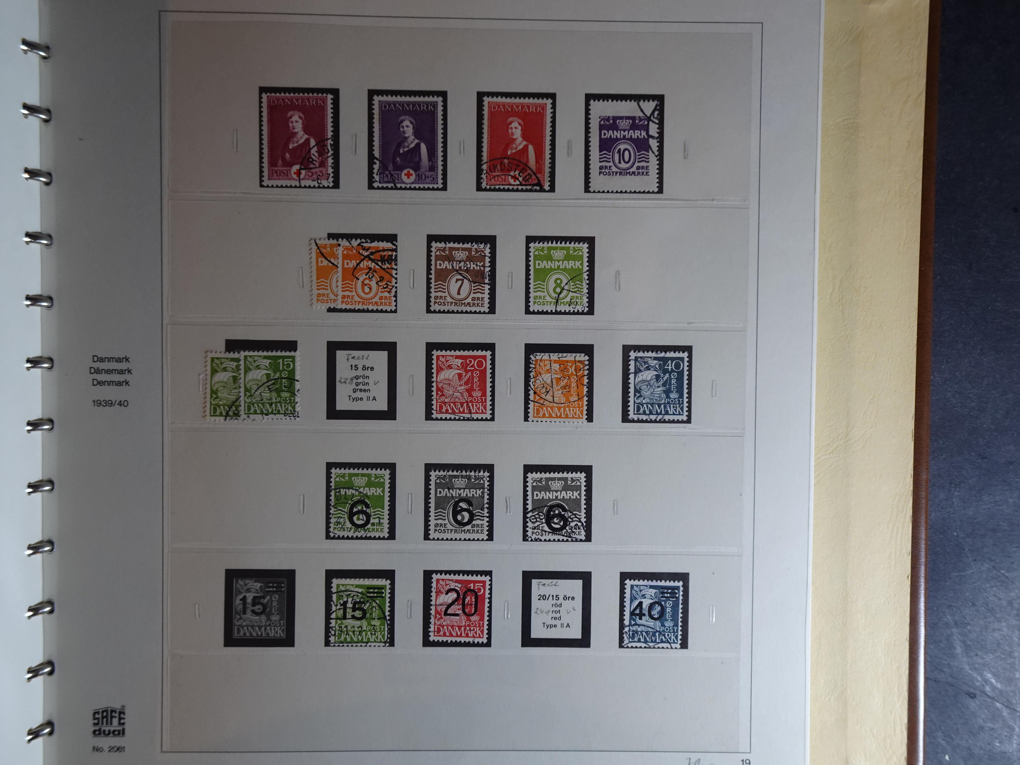 Verzameling 1851 - 1960 in Safe album incl. doubletten, flink cat waarde. 20