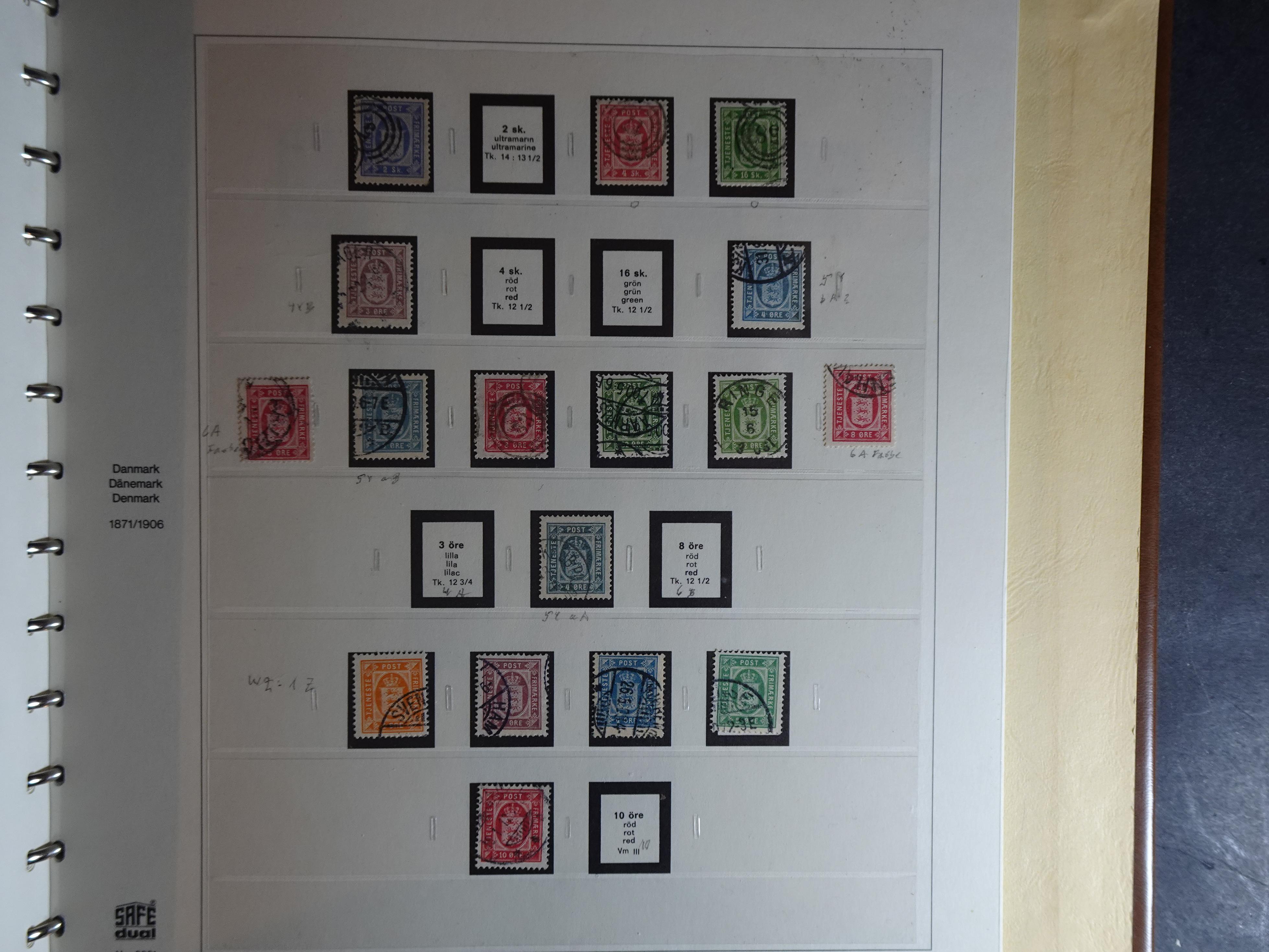 Verzameling 1851 - 1960 in Safe album incl. doubletten, flink cat waarde. 27